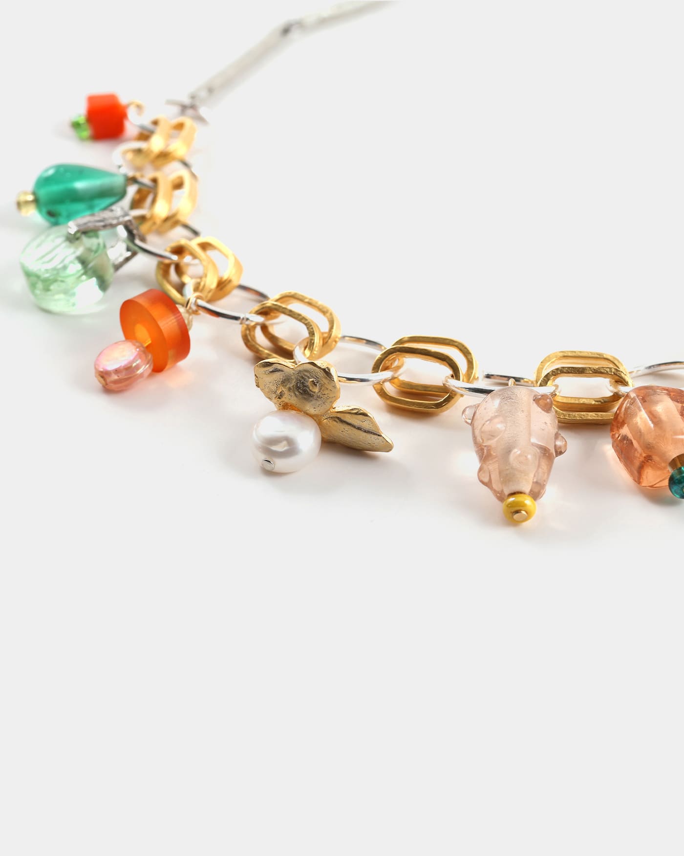 Tiaki two-tone necklace
