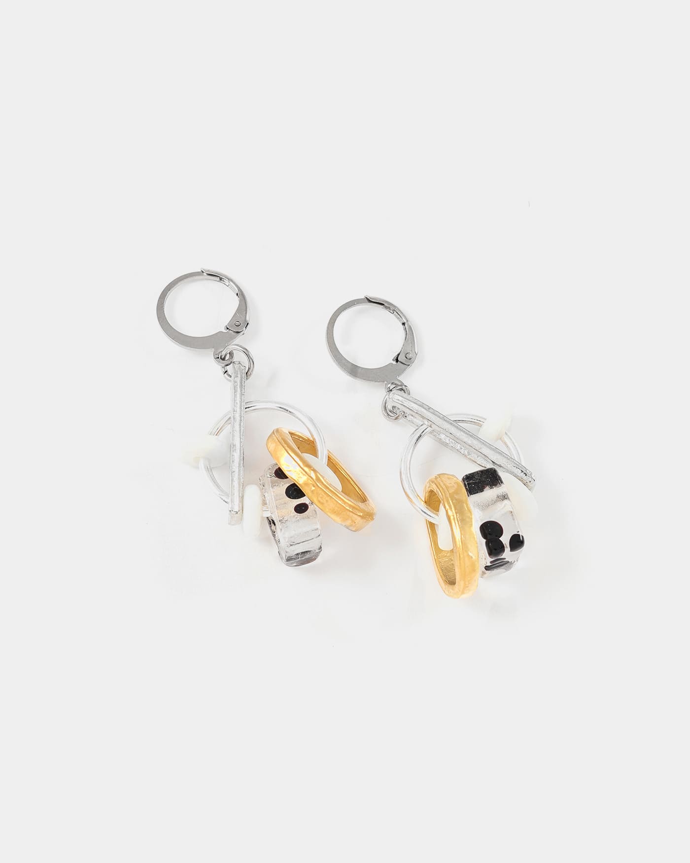 Boucles d'oreilles Vortex Deux tons