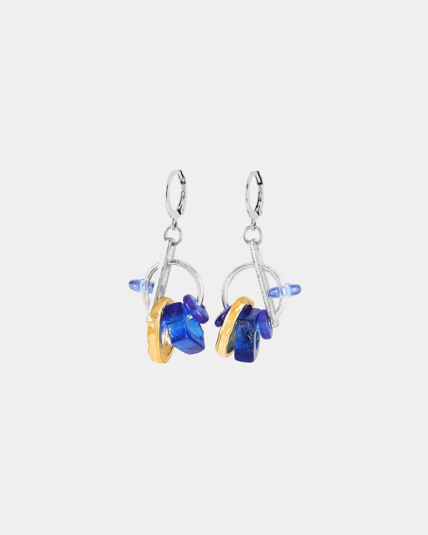 Boucles d'oreilles Vortex Deux tons