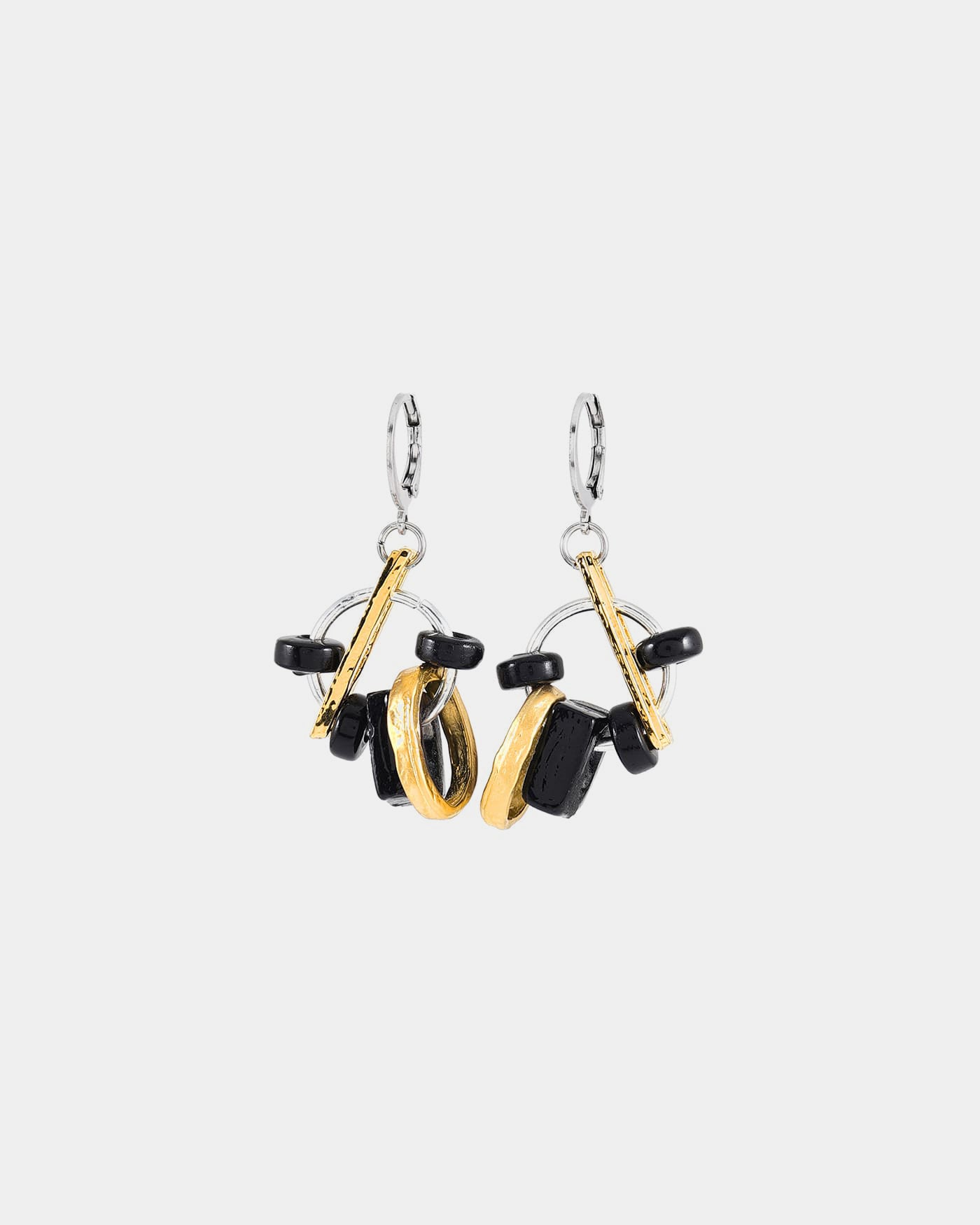 Boucles d'oreilles Vortex Deux tons