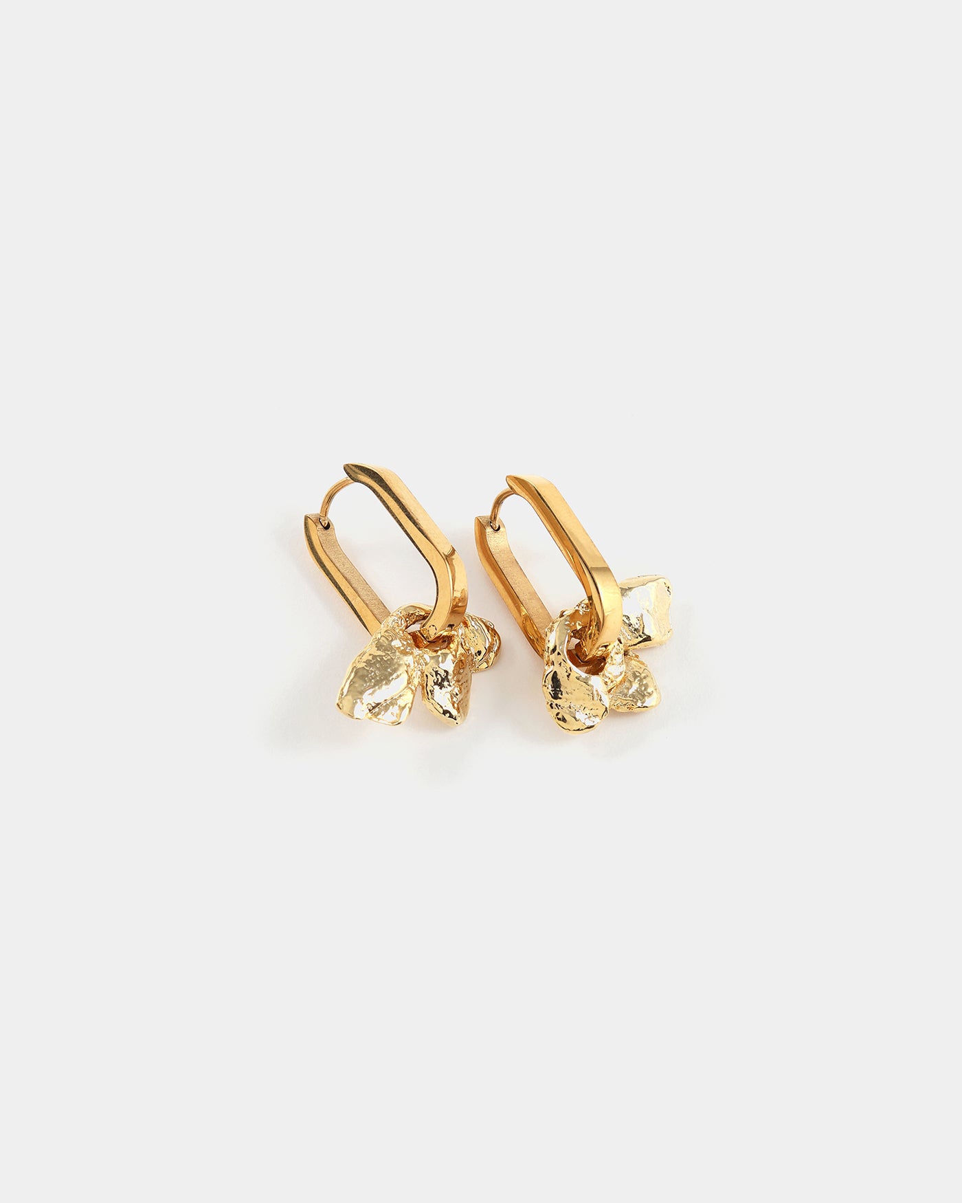 Nekkar gold earrings