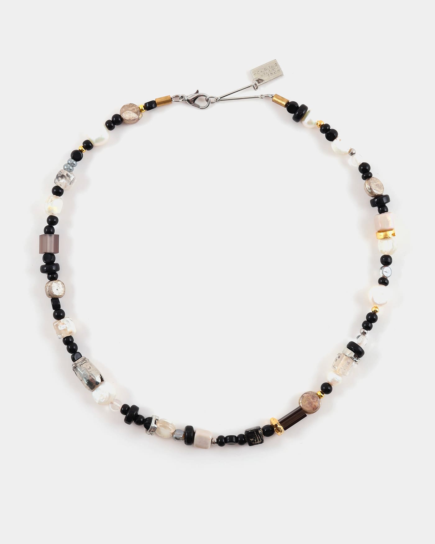 Luan two-tone necklace