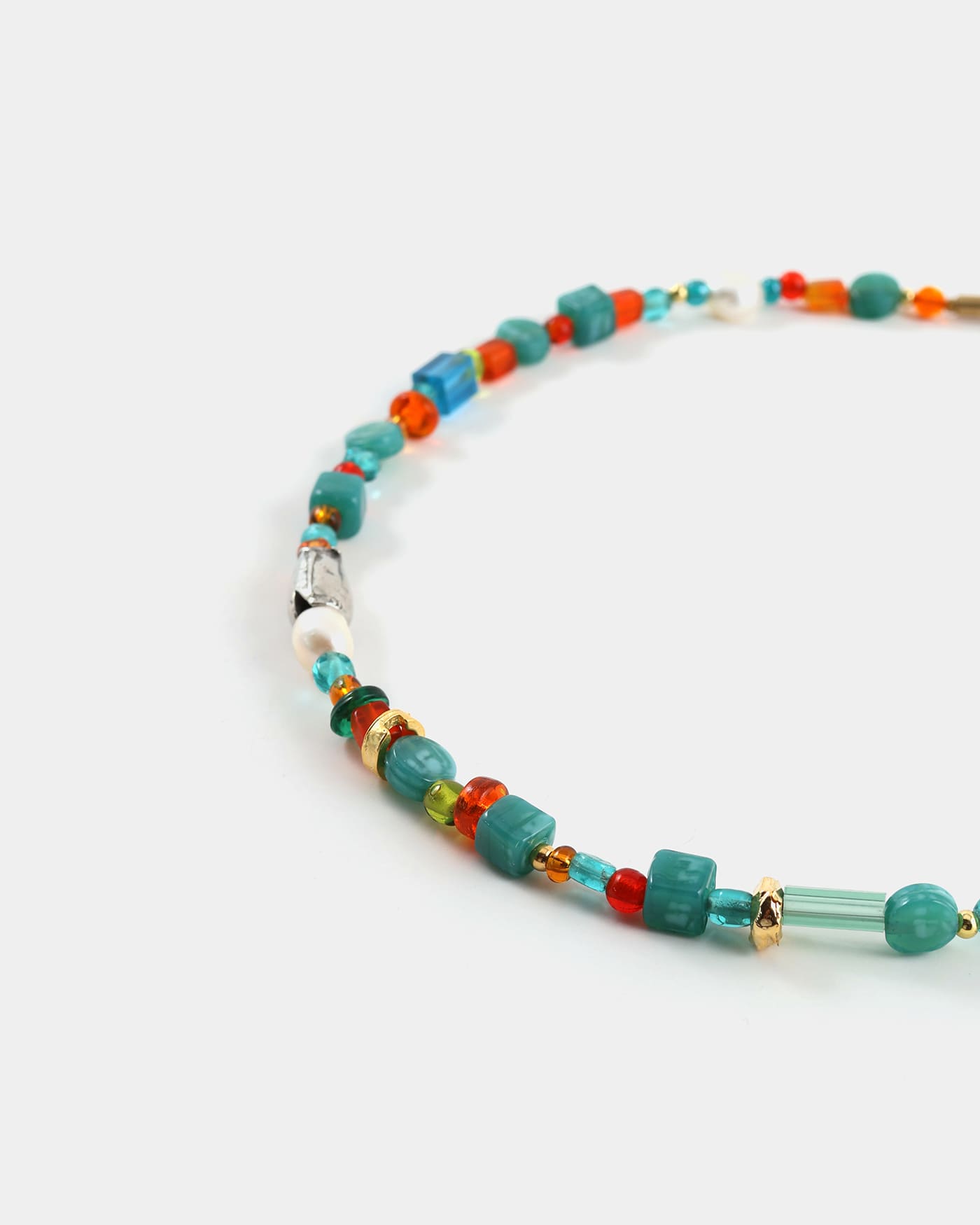 Luan two-tone necklace