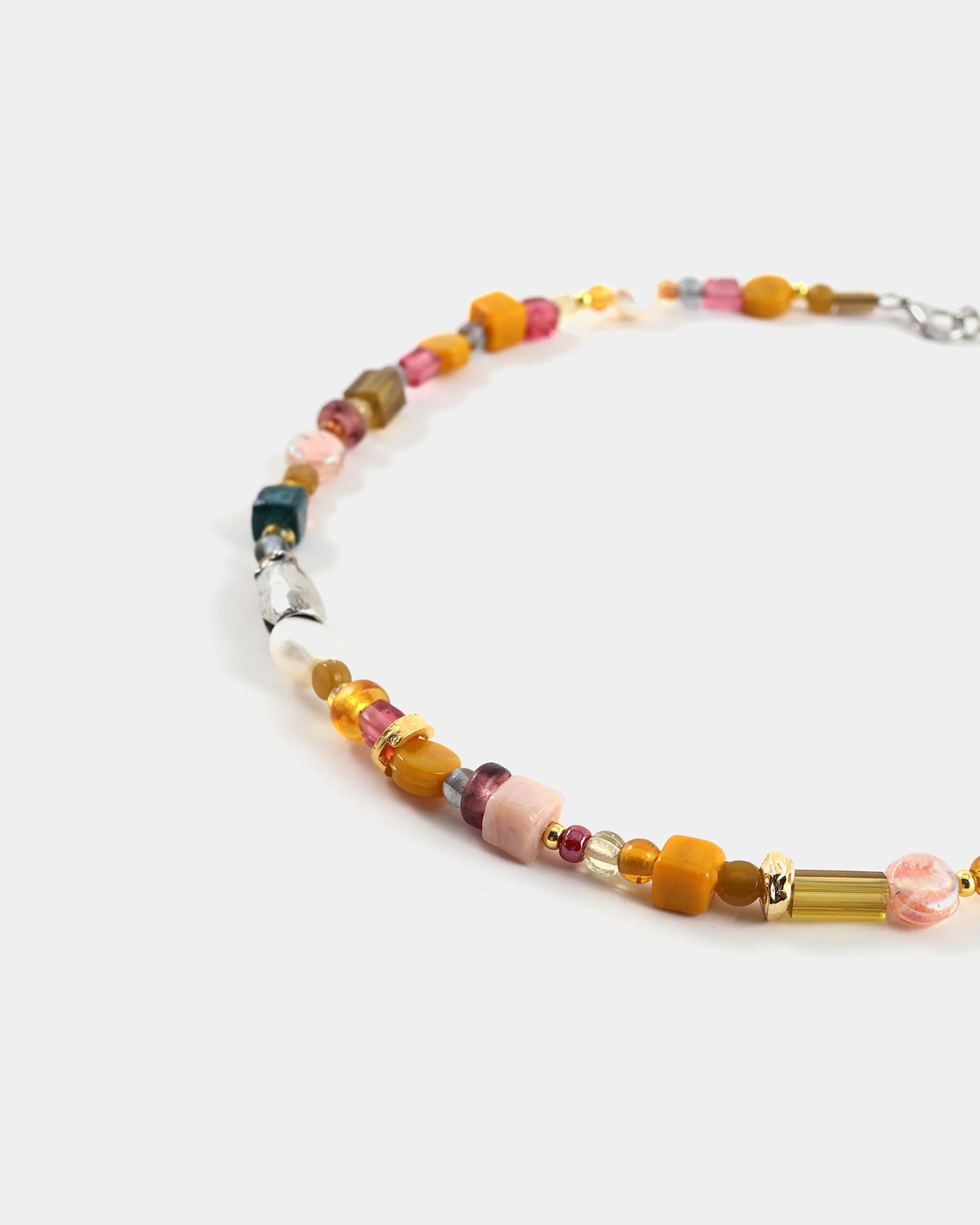 Luan two-tone necklace
