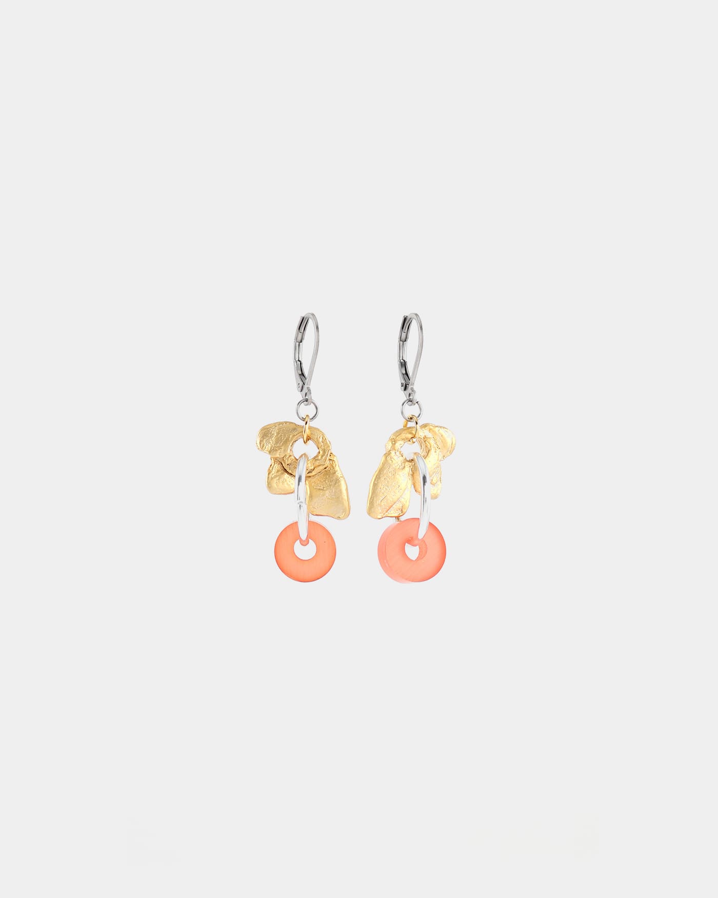 Felis two-tone earrings