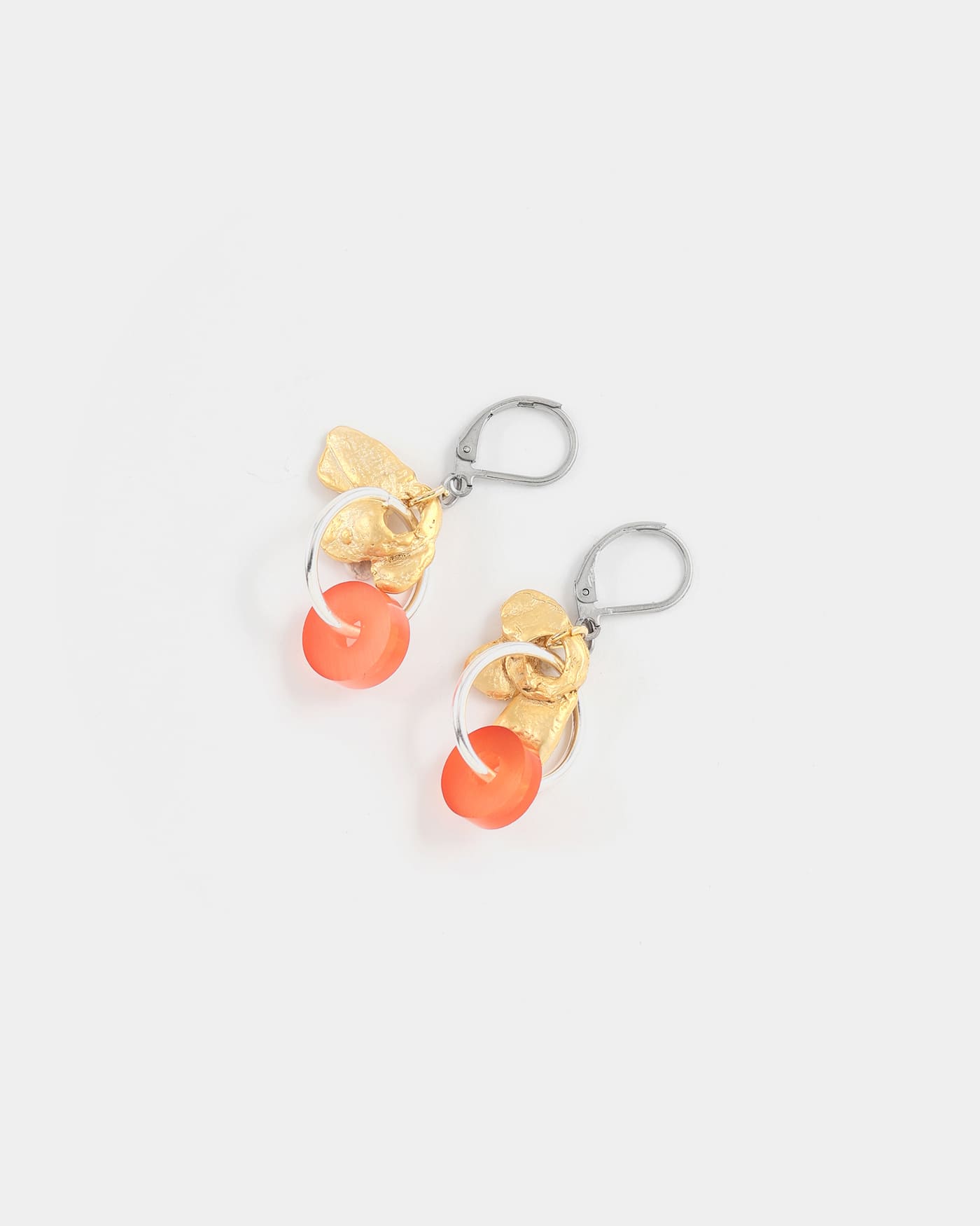 Felis two-tone earrings