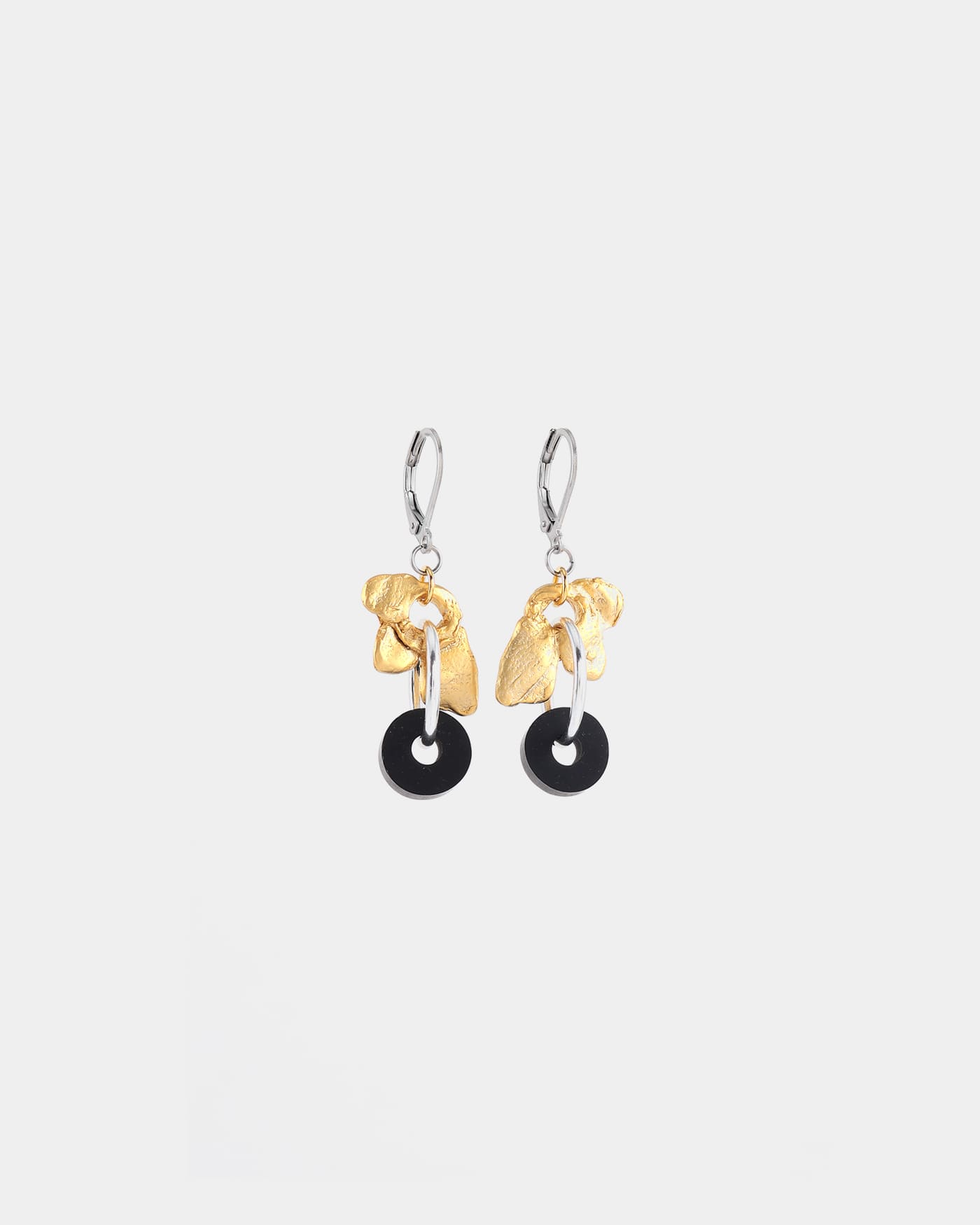 Felis two-tone earrings