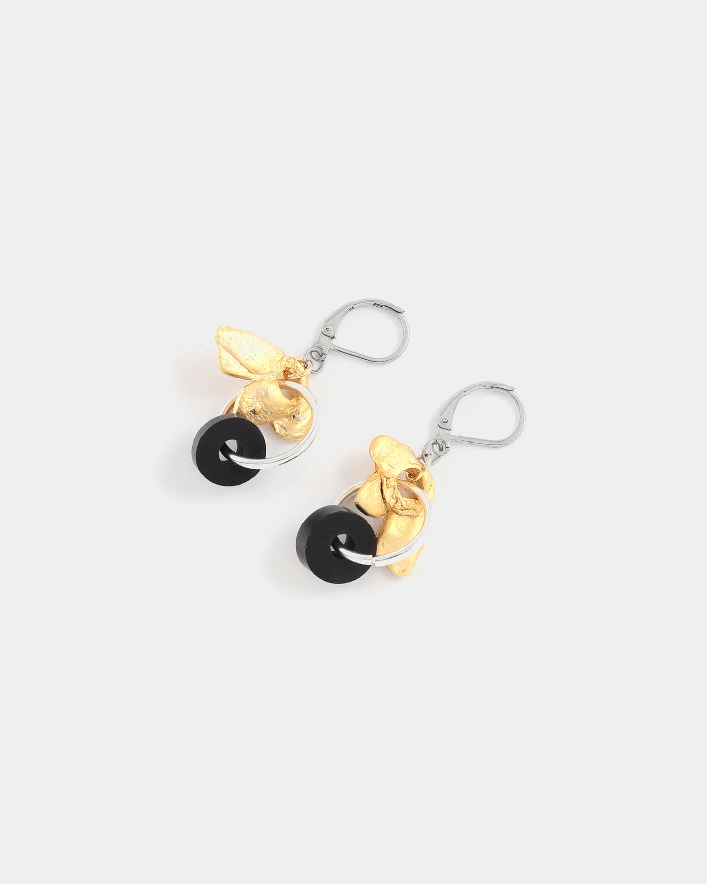 Felis two-tone earrings