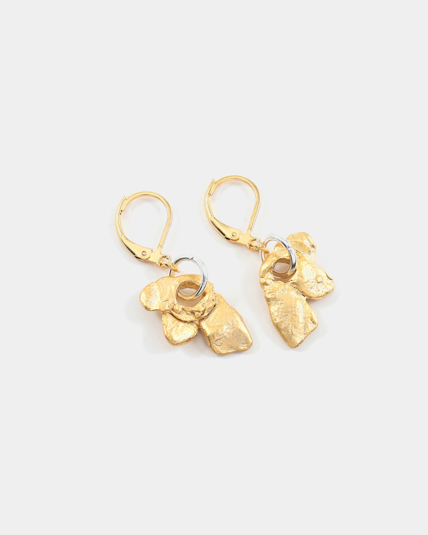Boucles d'oreilles Dubhé Deux tons