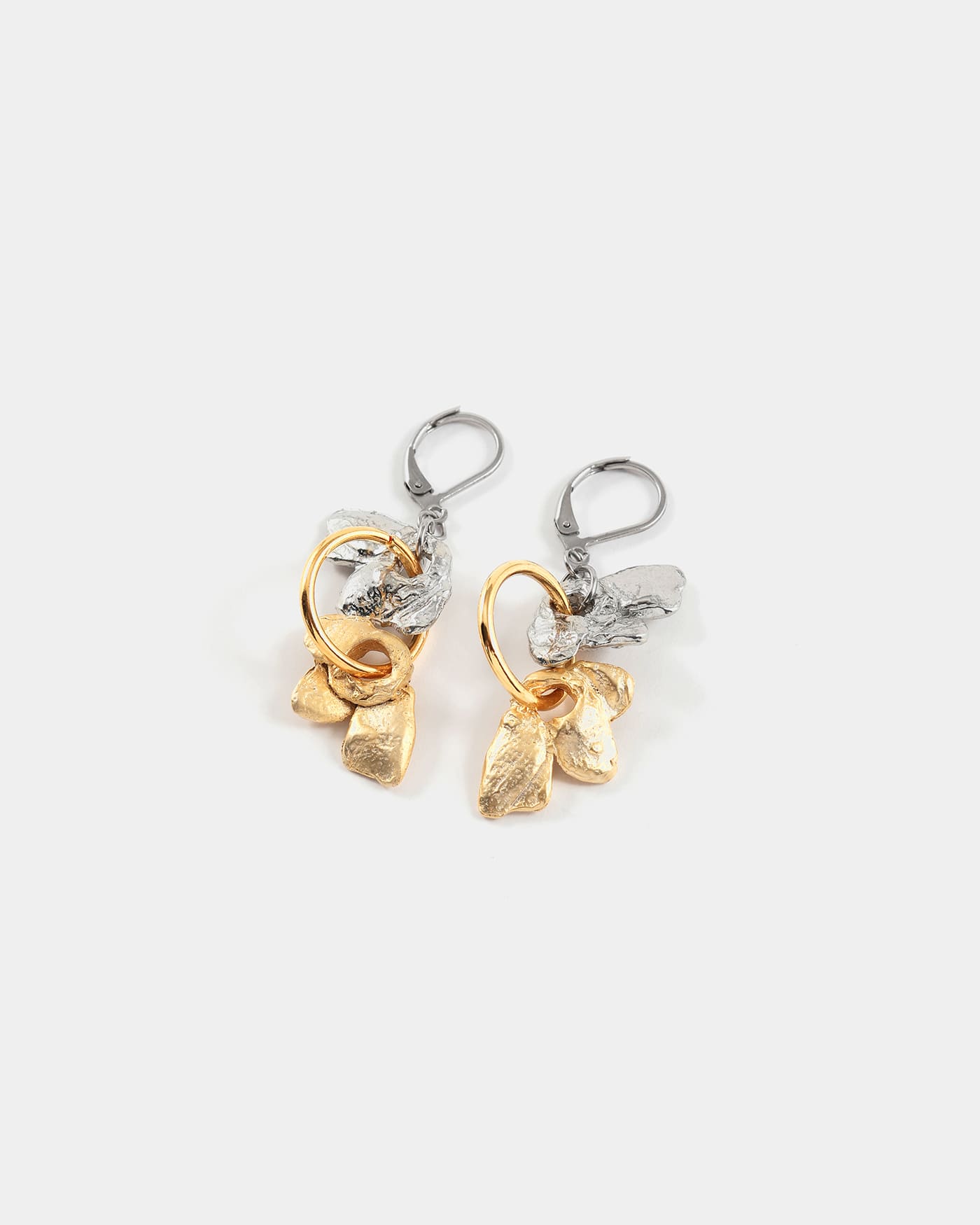 Boucles d'oreilles Pollux Deux tons