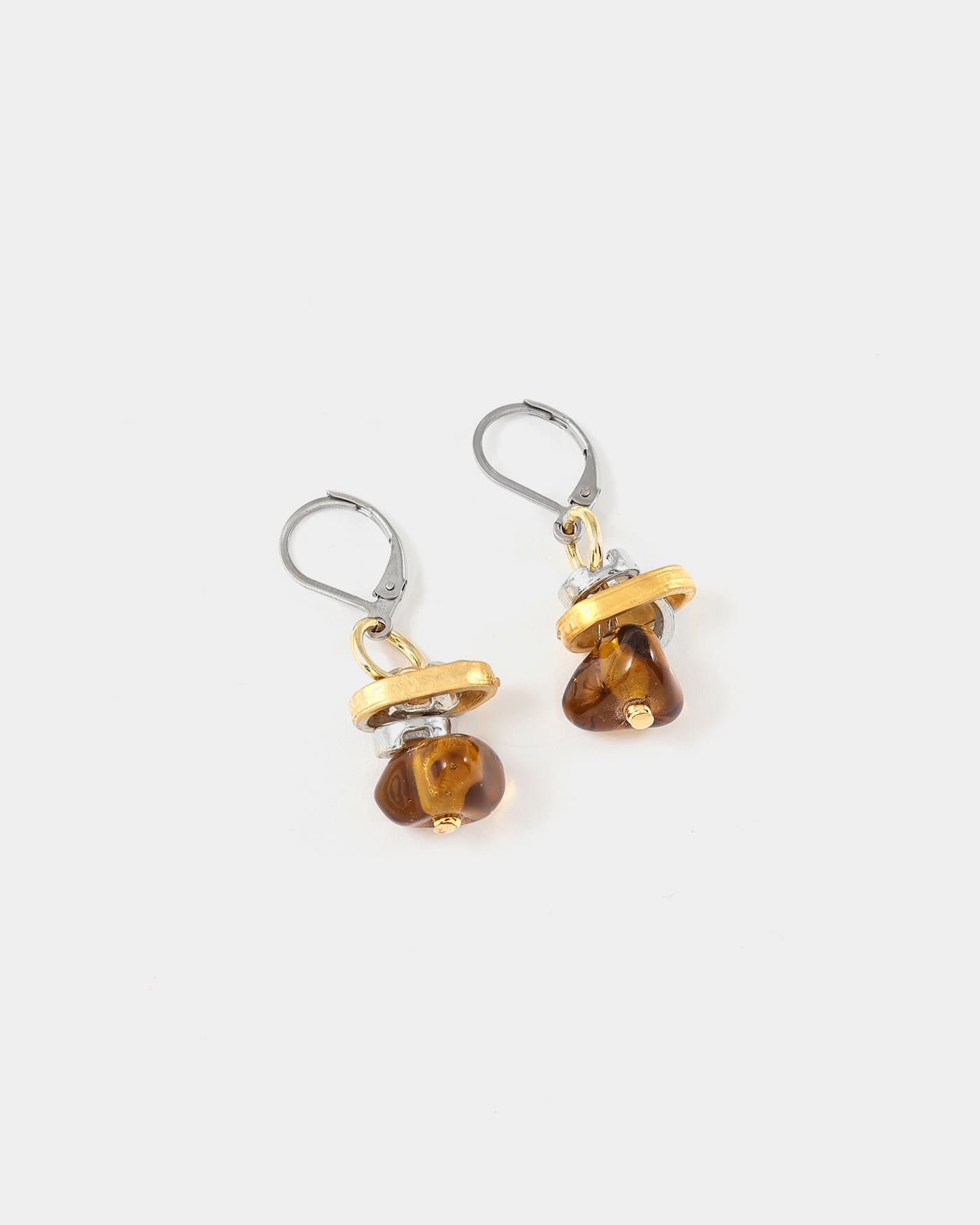 Boucles d'oreilles Pegasus Deux tons
