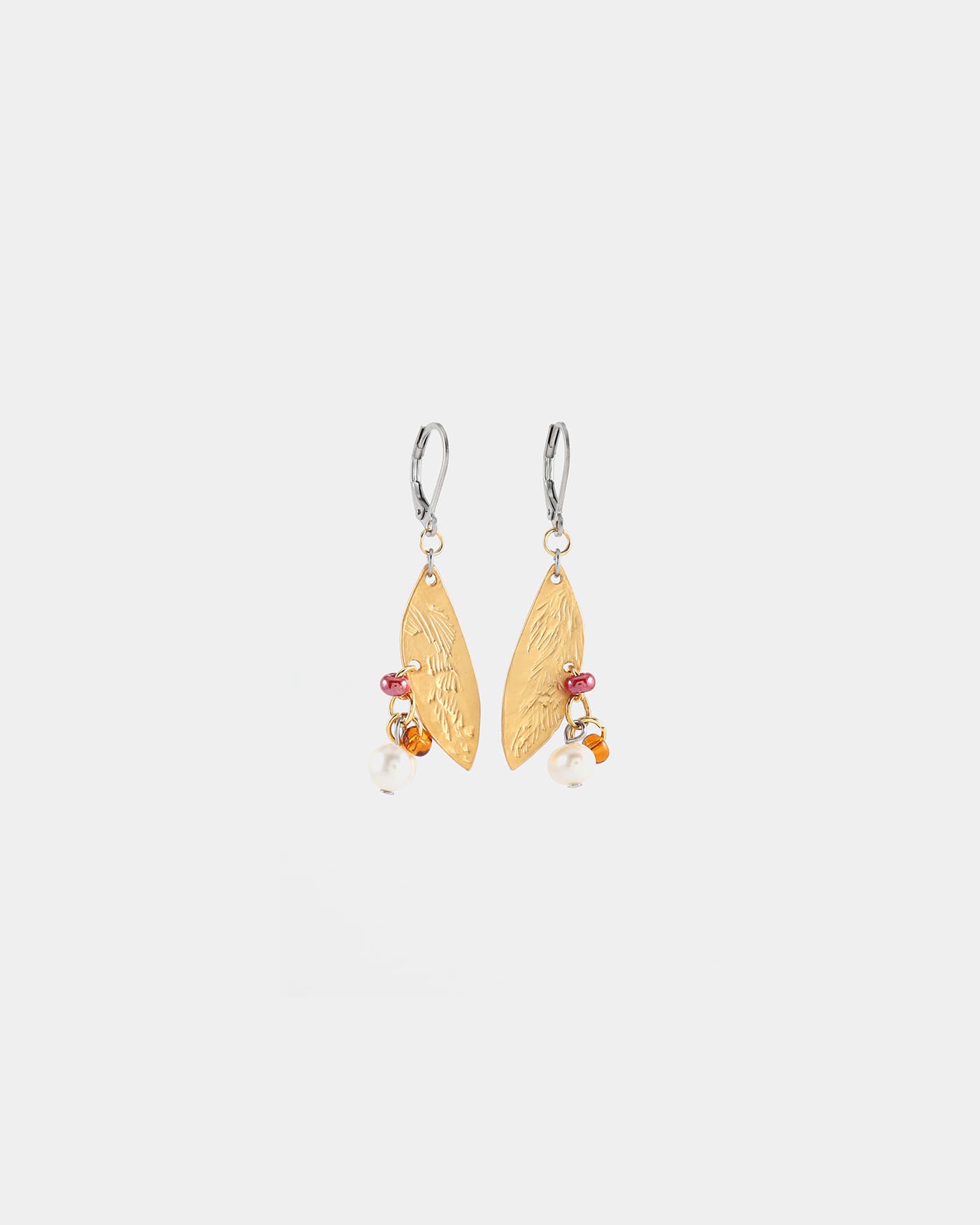Boucles d'oreilles Nerina Deux tons