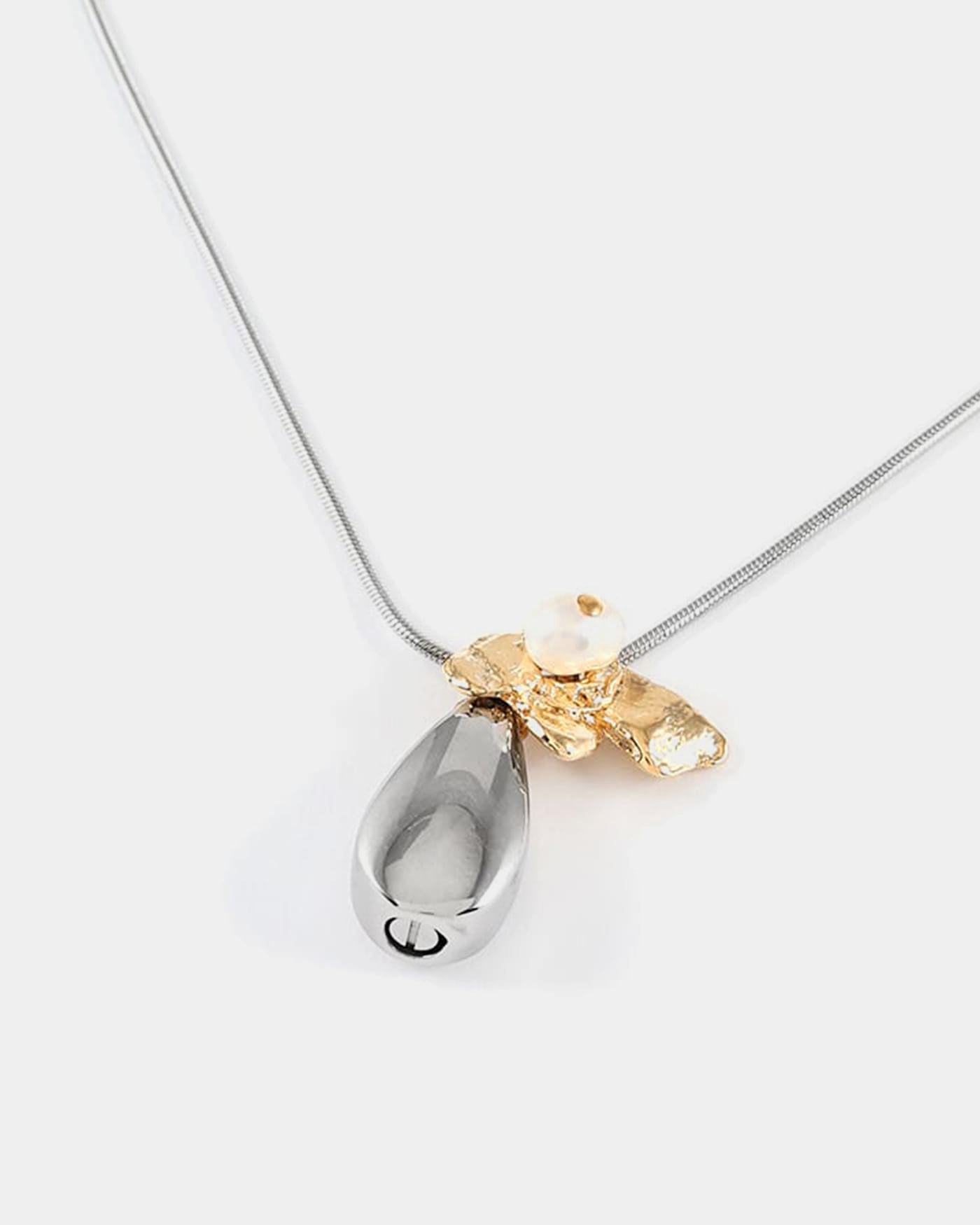 Aura Two-tone Memorial Necklace