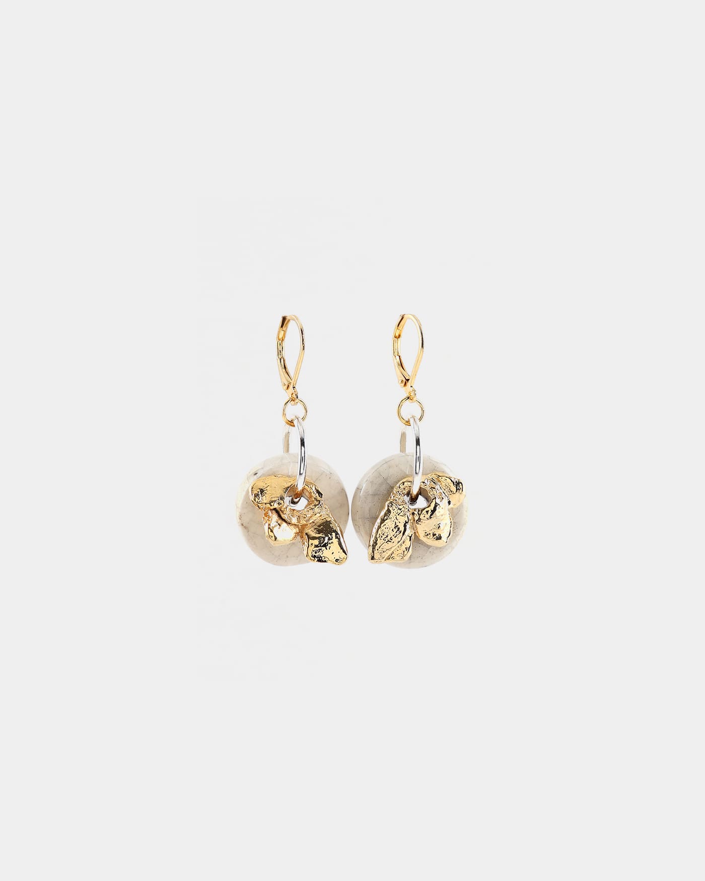 Procyon two-tone earrings