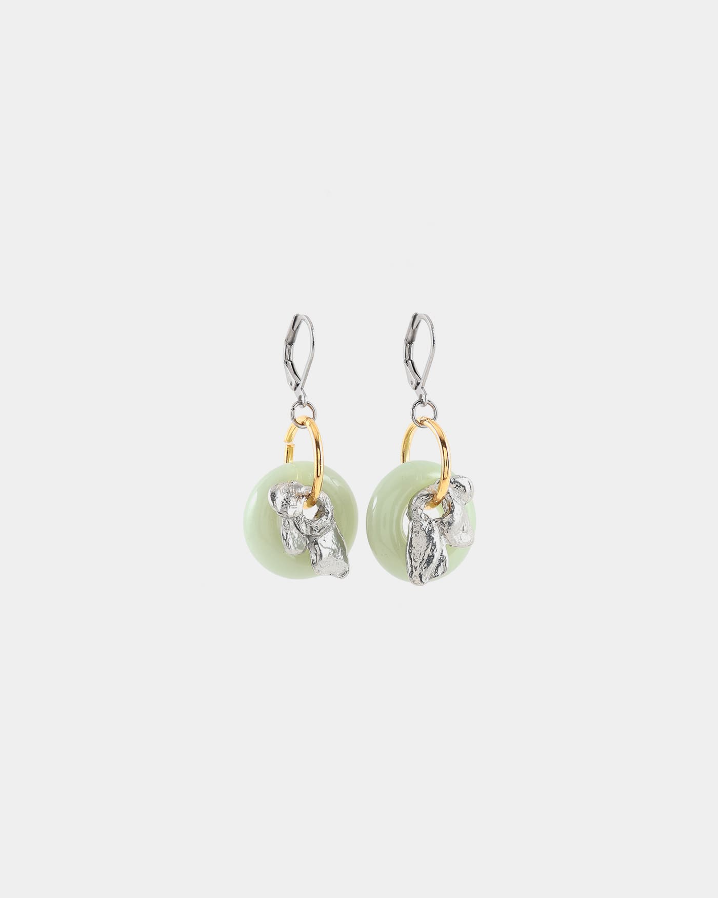 Procyon two-tone earrings