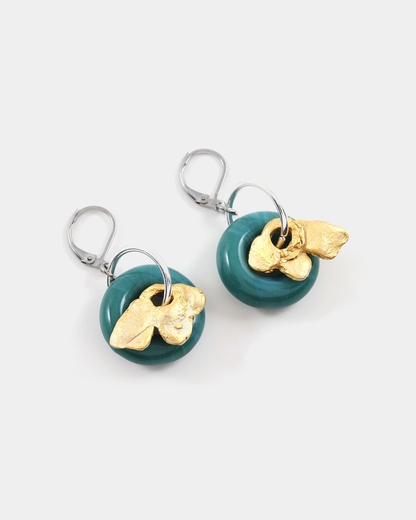 Procyon two-tone earrings