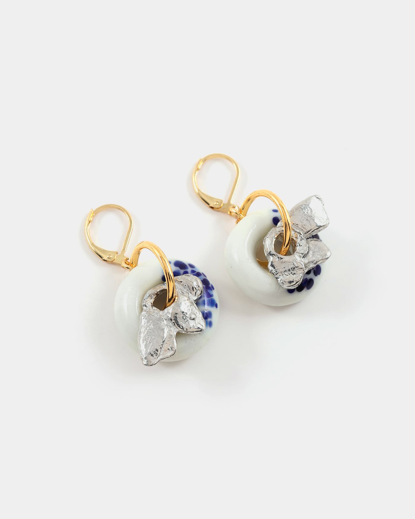 Procyon two-tone earrings