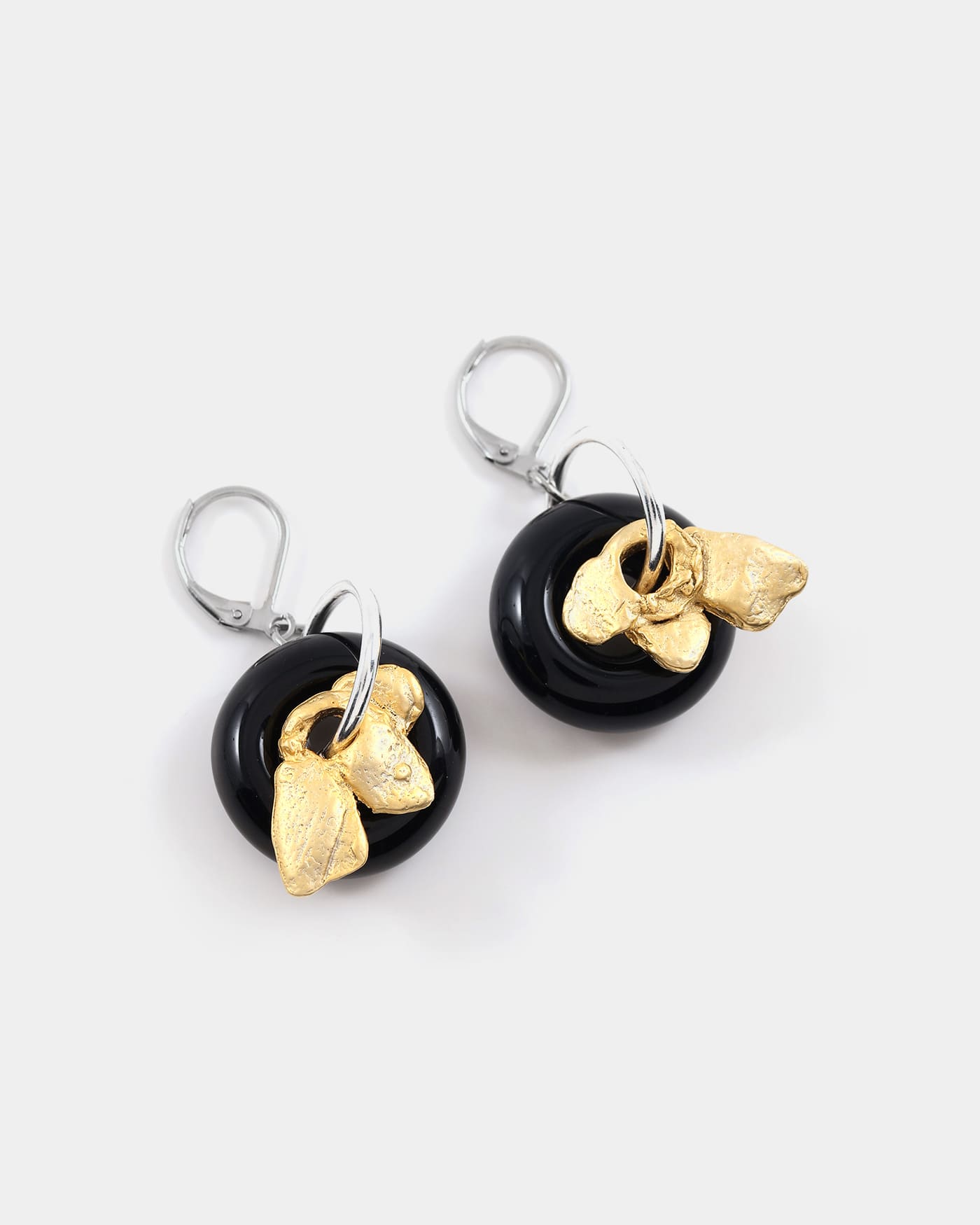 Procyon two-tone earrings