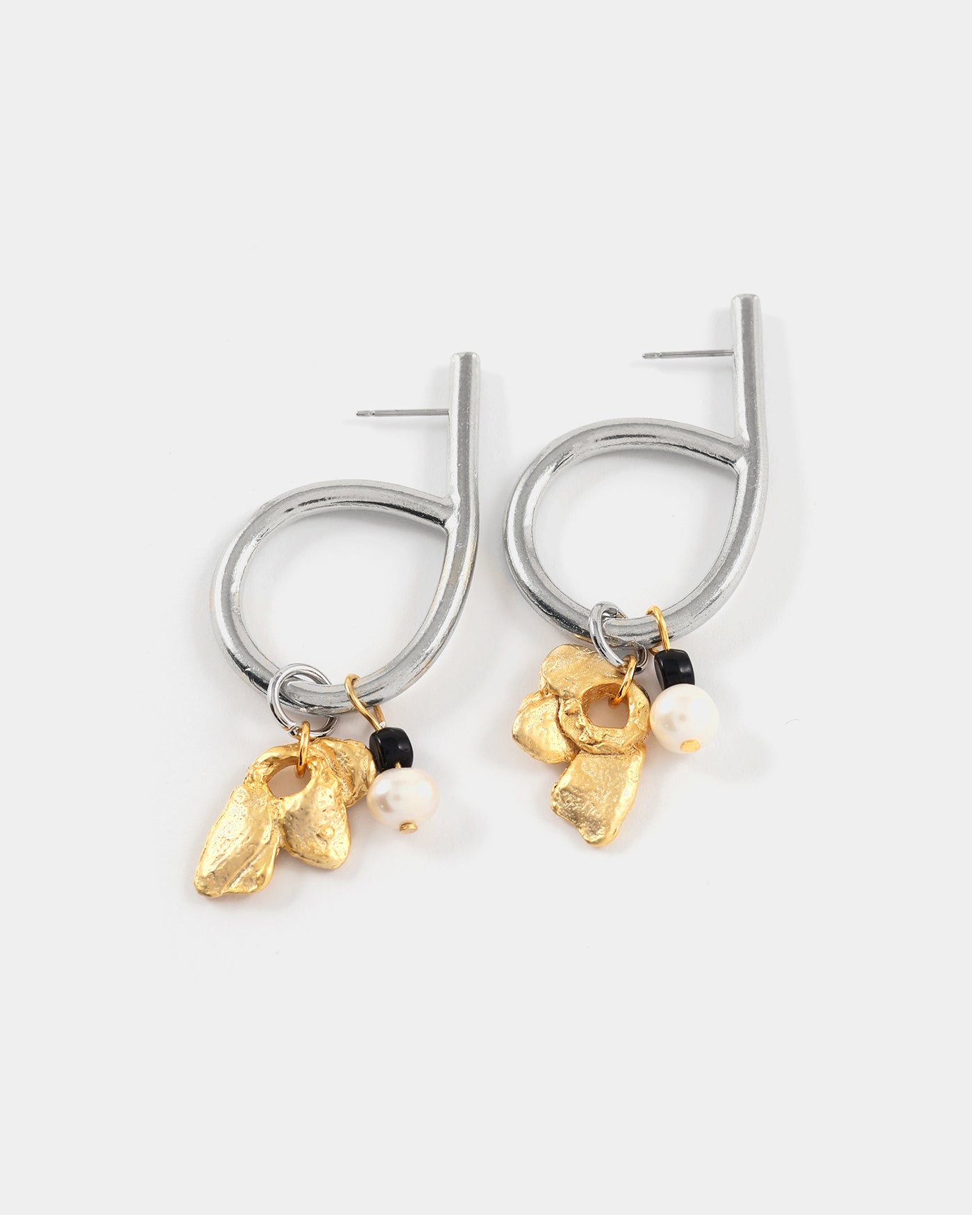 Boucles d'oreilles Wasald Deux tons