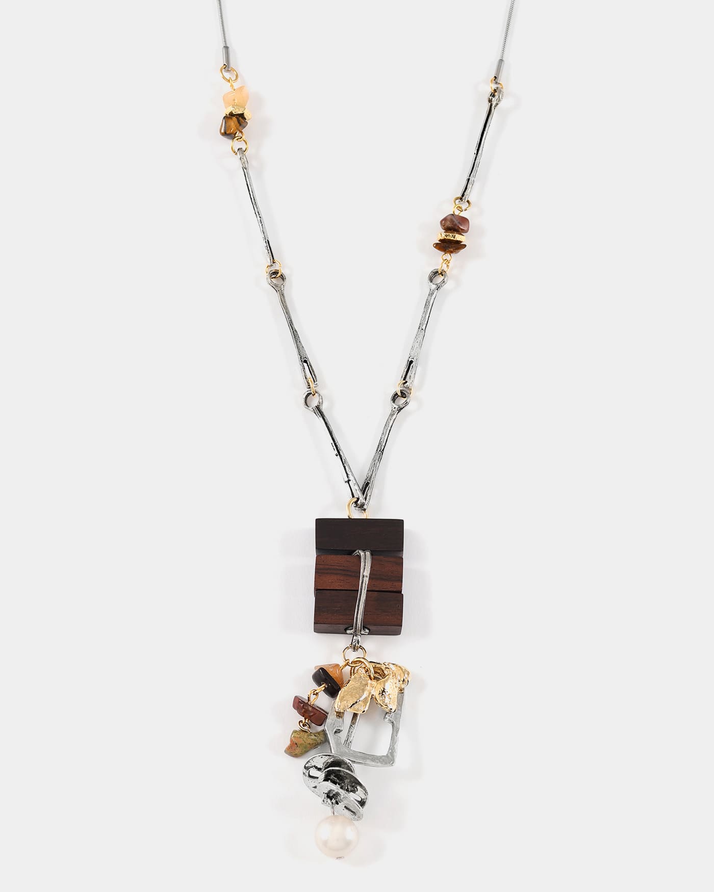 Phenix Two-tone Necklace