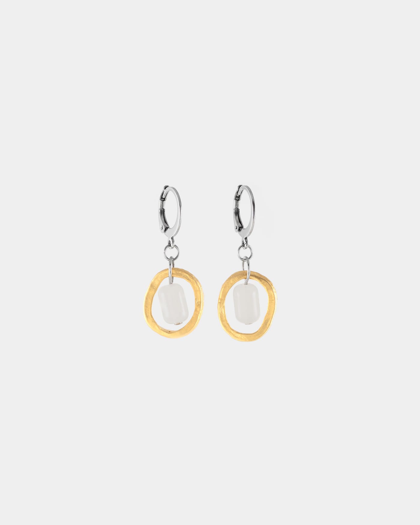 Boucles d'oreilles Dragea Deux tons