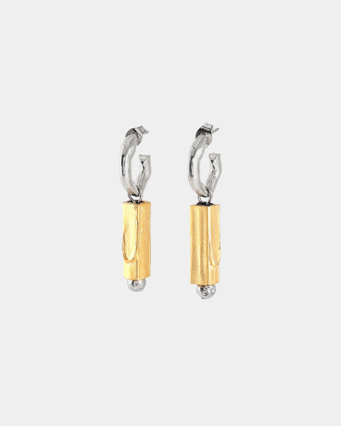 Boucles d'oreilles Vermer Deux tons