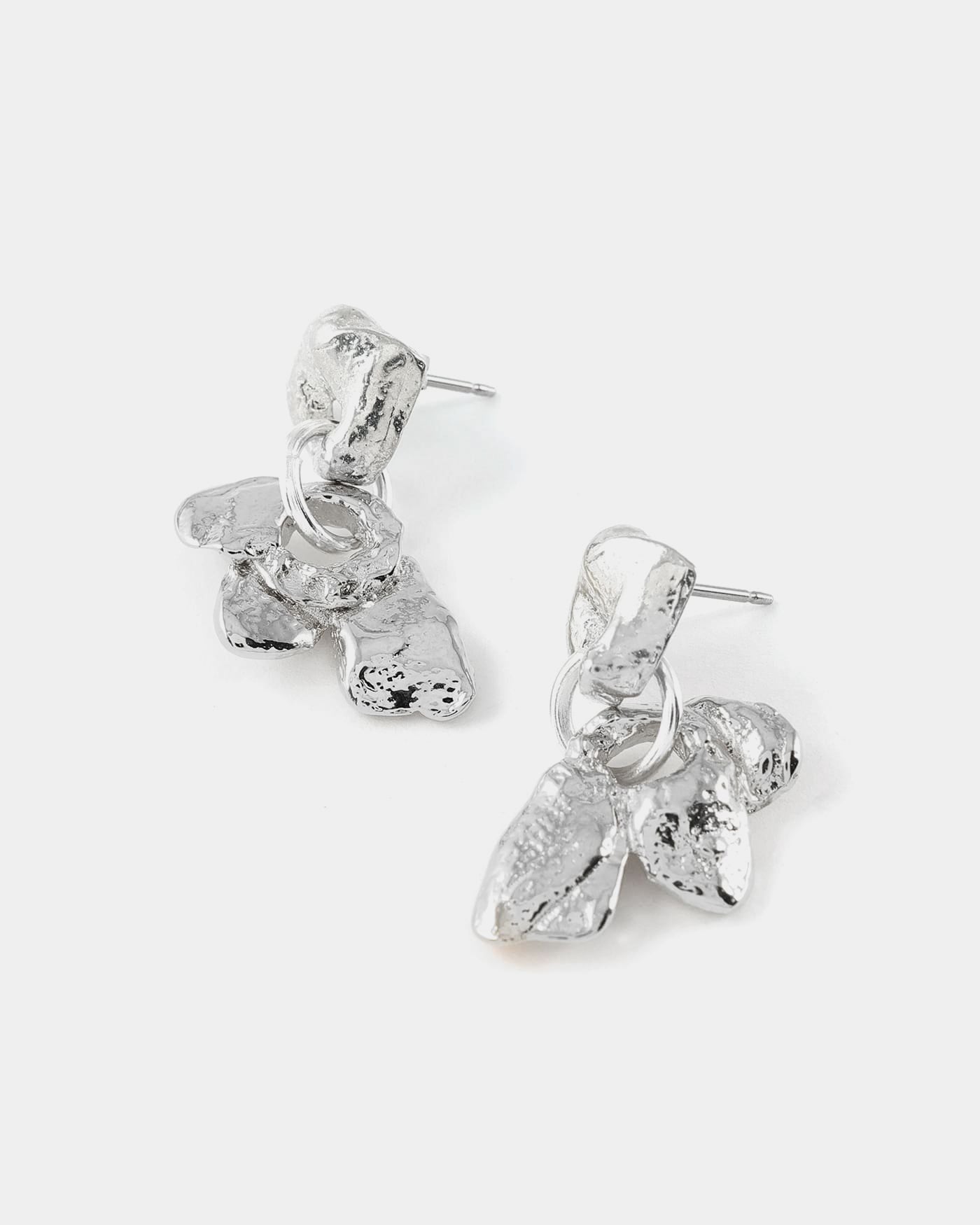 Meno Silver Earrings