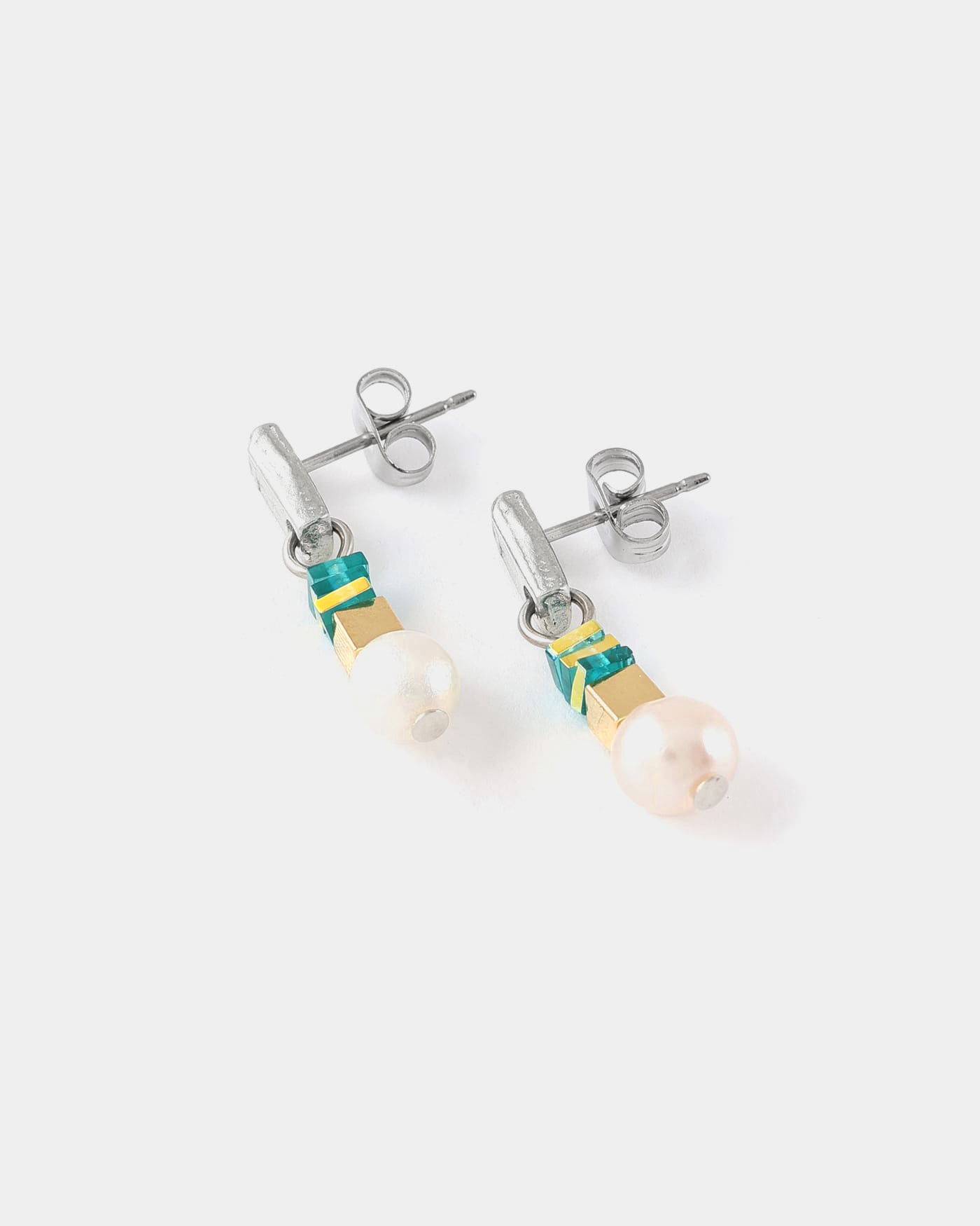 Boucles d'oreilles Caviar Deux tons