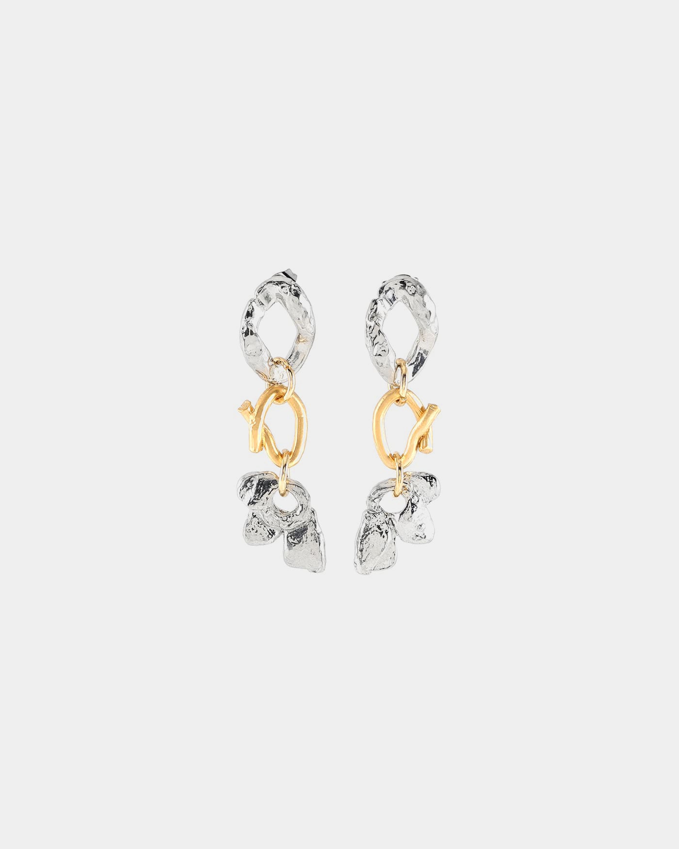 Boucles d'oreilles Vermio Deux tons