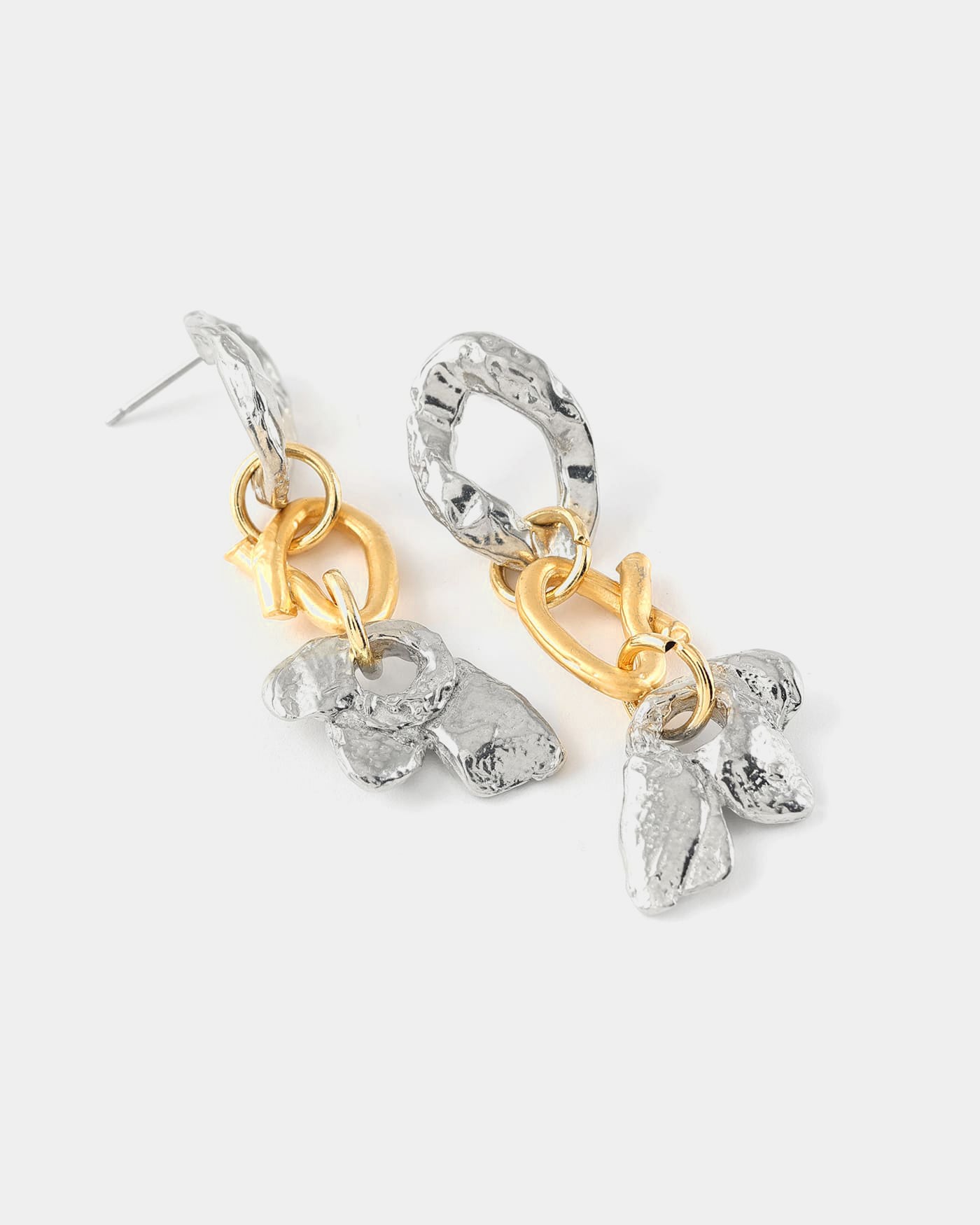 Boucles d'oreilles Vermio Deux tons