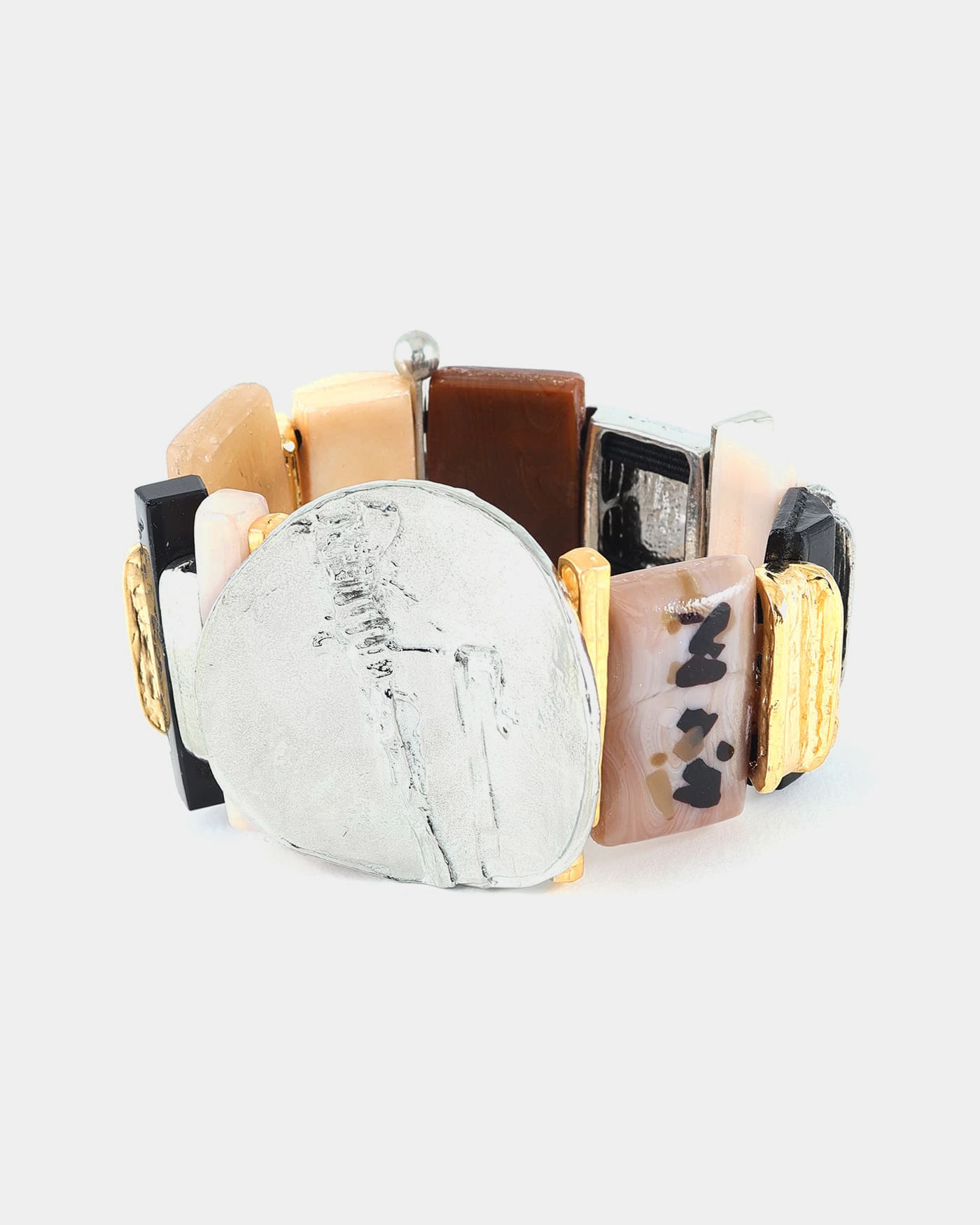 Bracelet Ursine Deux tons