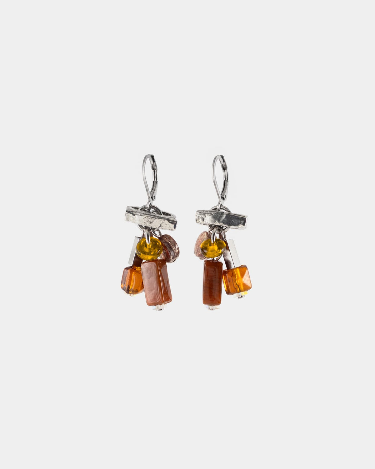 Boucles d'oreilles Juncus Argent