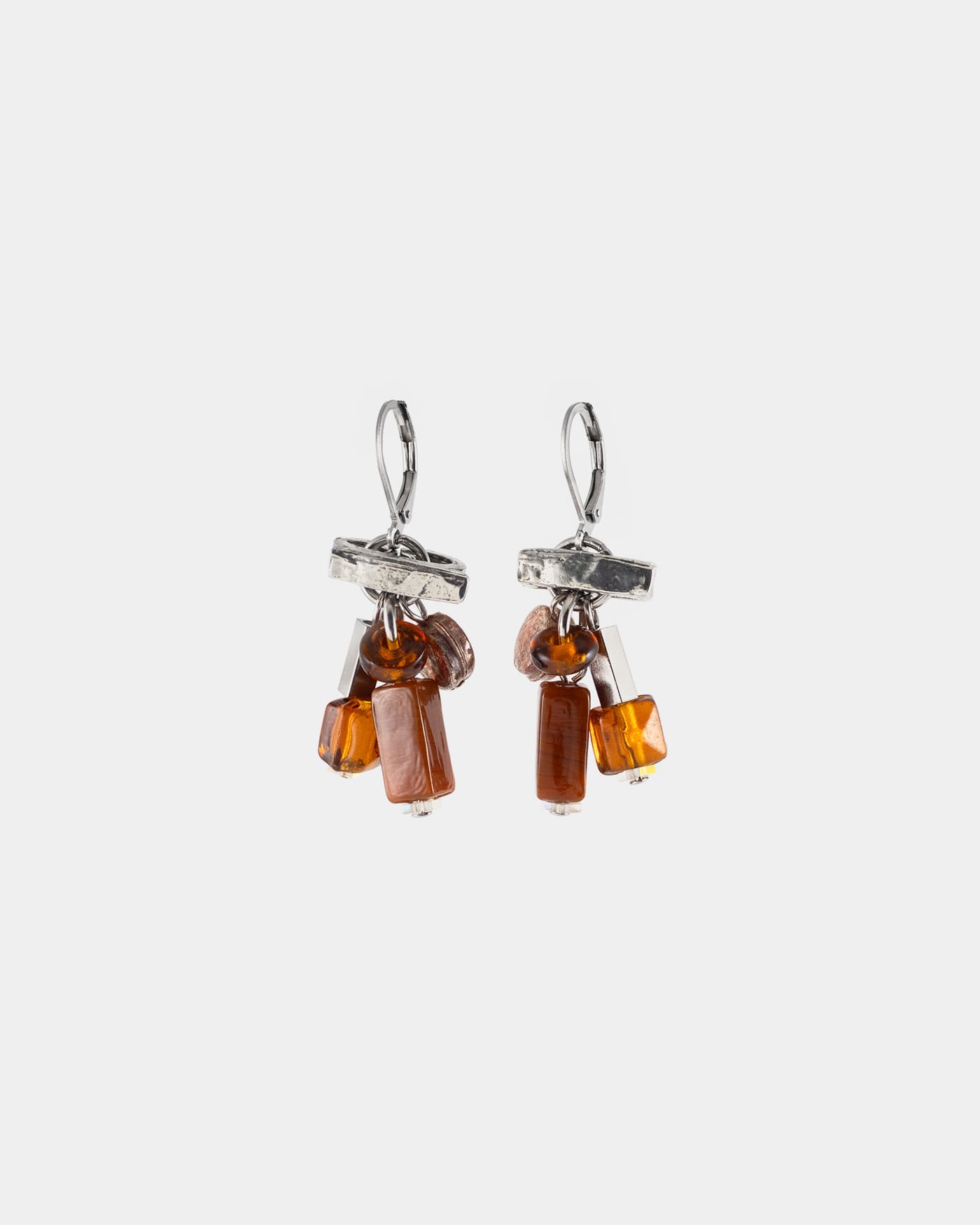 Boucles d'oreilles Juncus Argent