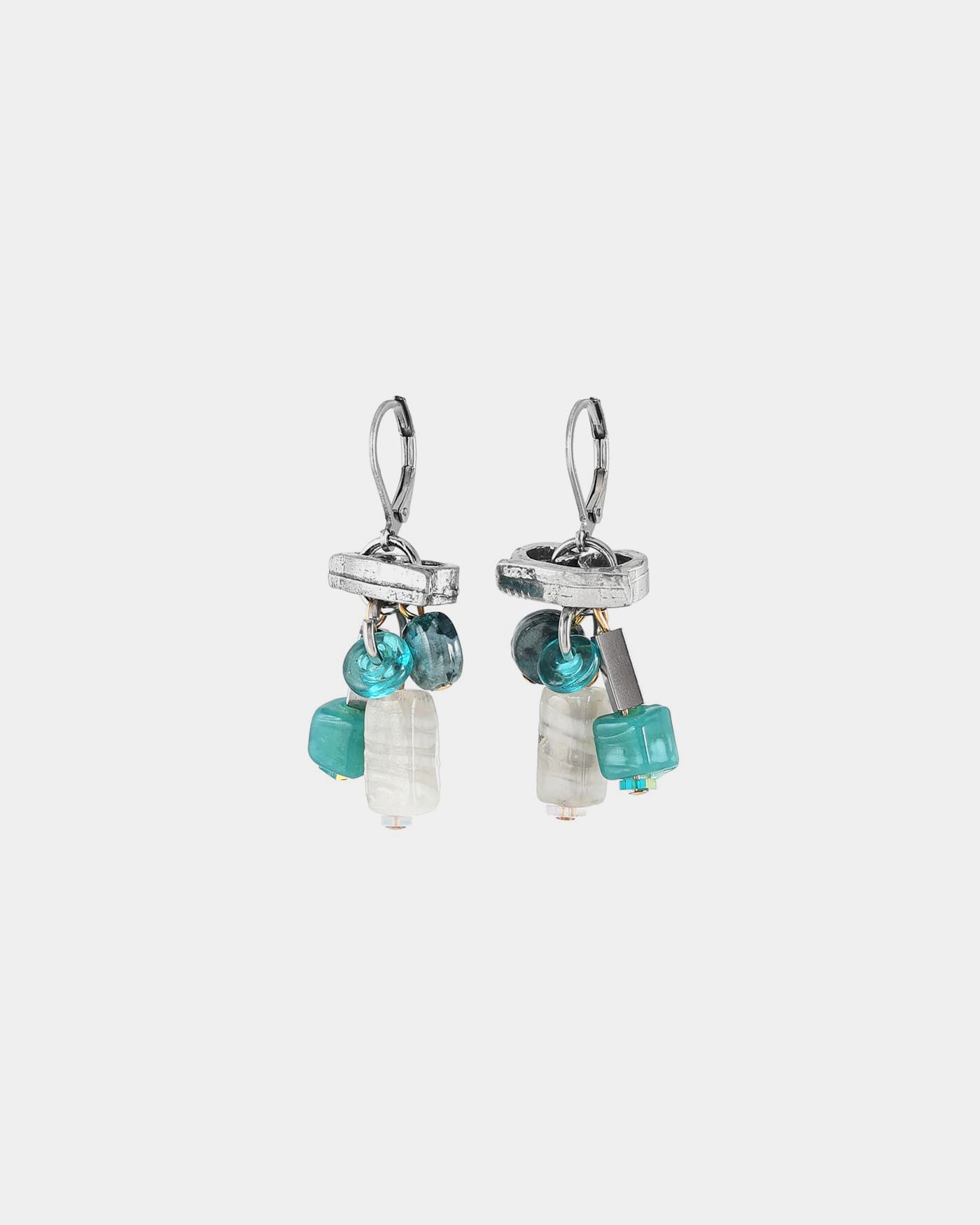 Boucles d'oreilles Juncus Deux tons