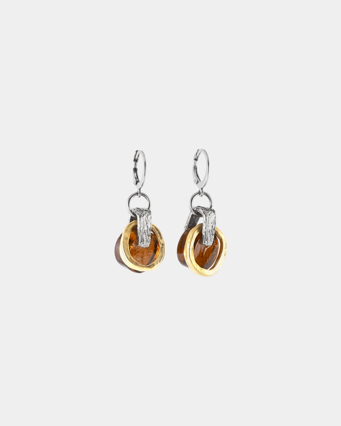 Elyra Two-tone Earrings