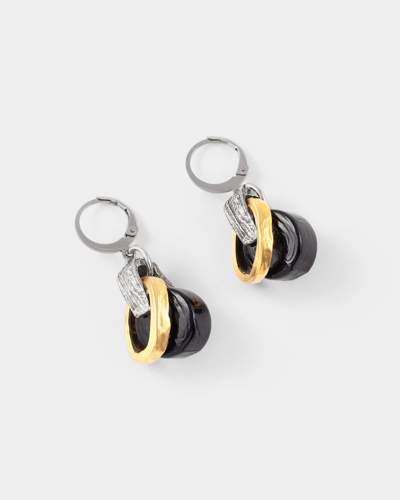 Elyra Two-tone Earrings
