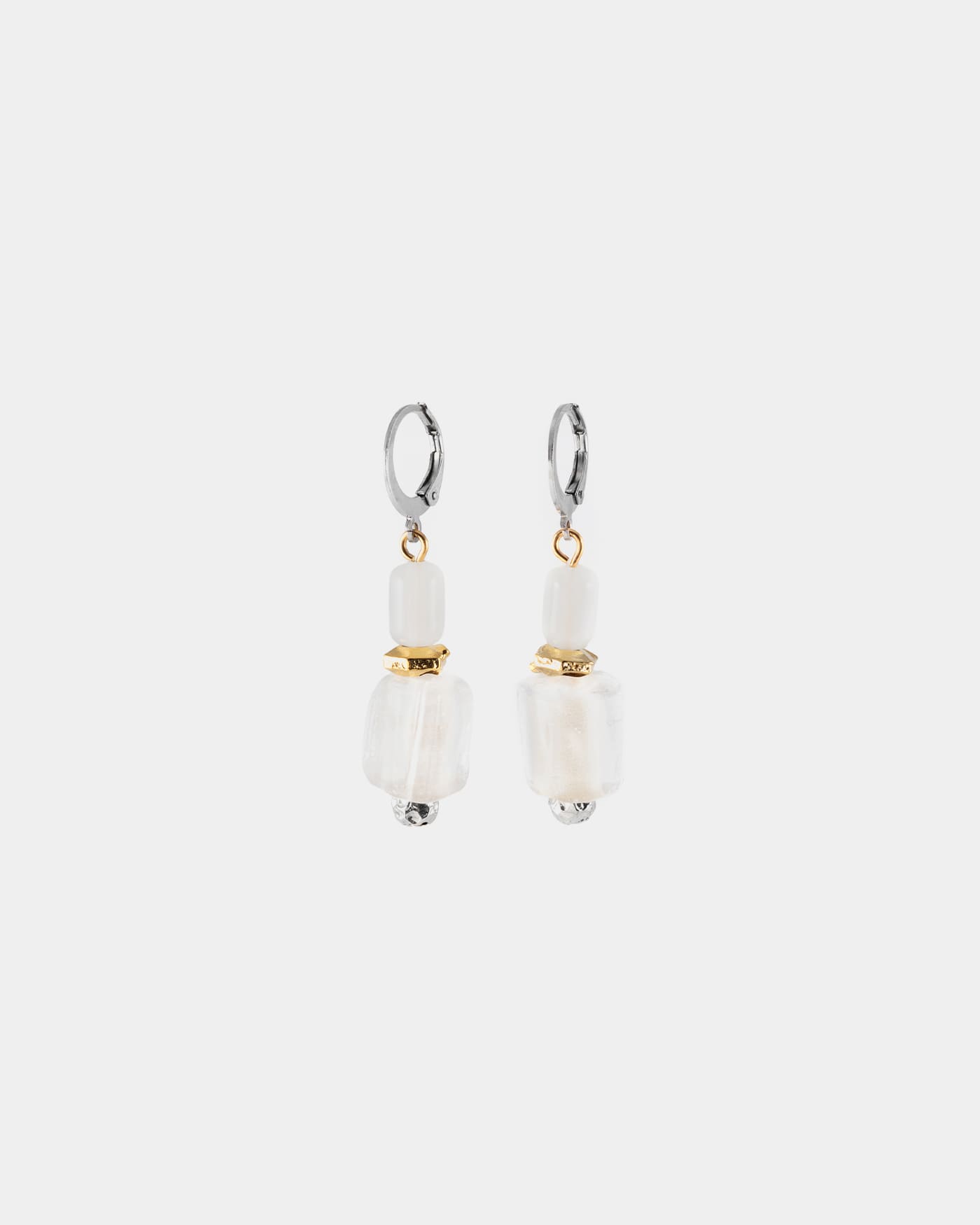 Boucles d'oreilles Hyalie Deux tons