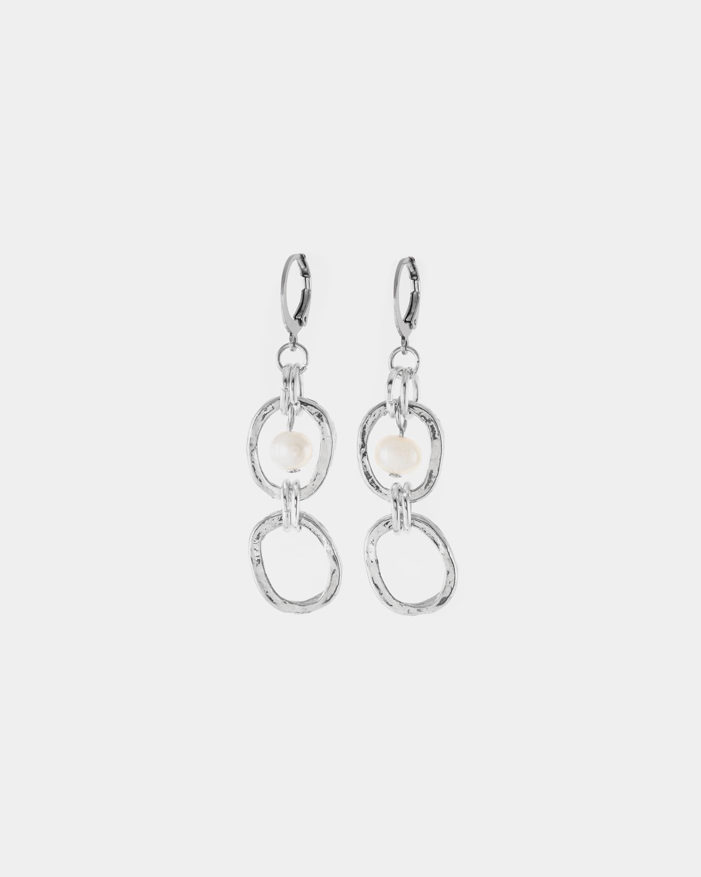 Boucles d'oreilles Hymora Argent
