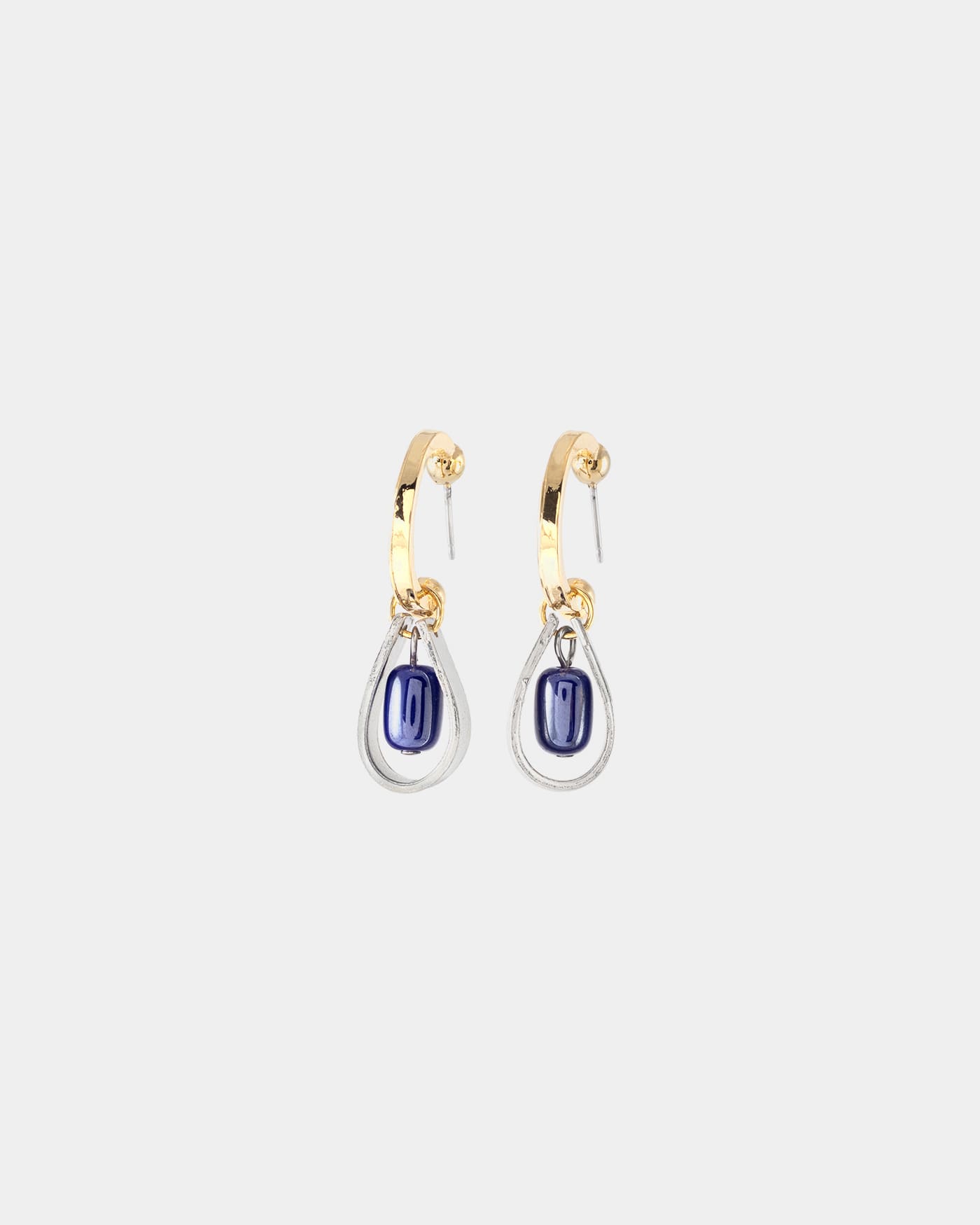 Boucles d'oreilles Marivie Deux tons