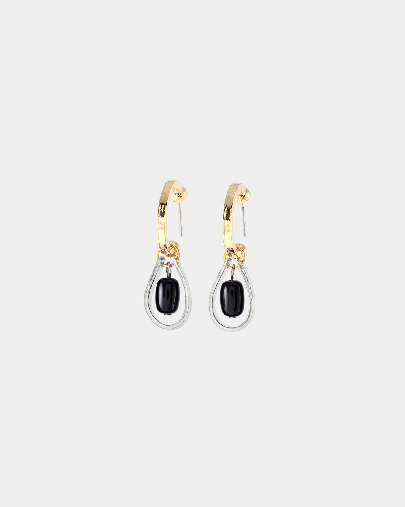 Boucles d'oreilles Marivie Deux tons