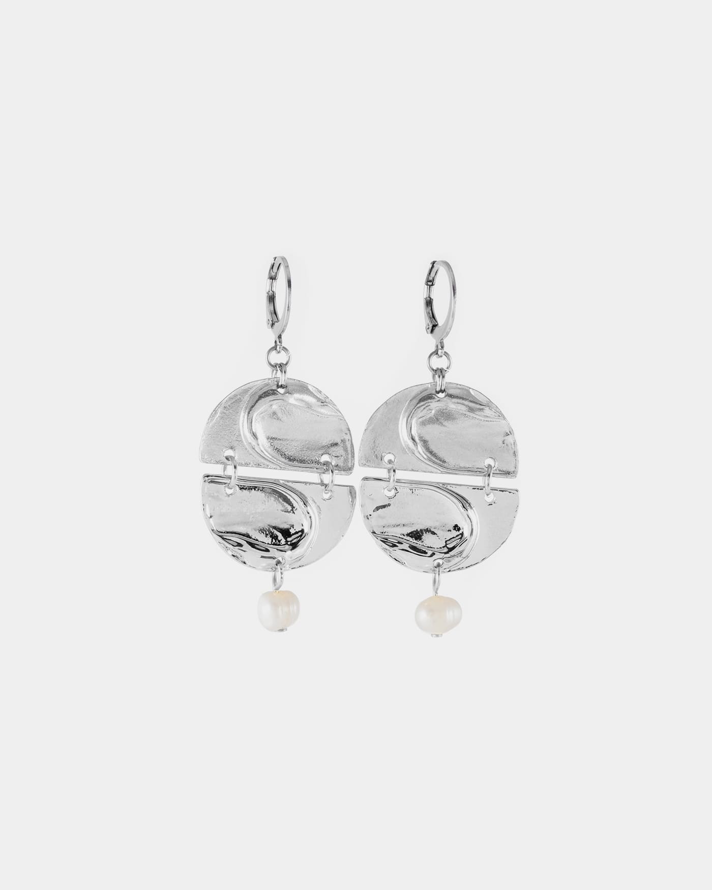 Ruzée Silver Earrings