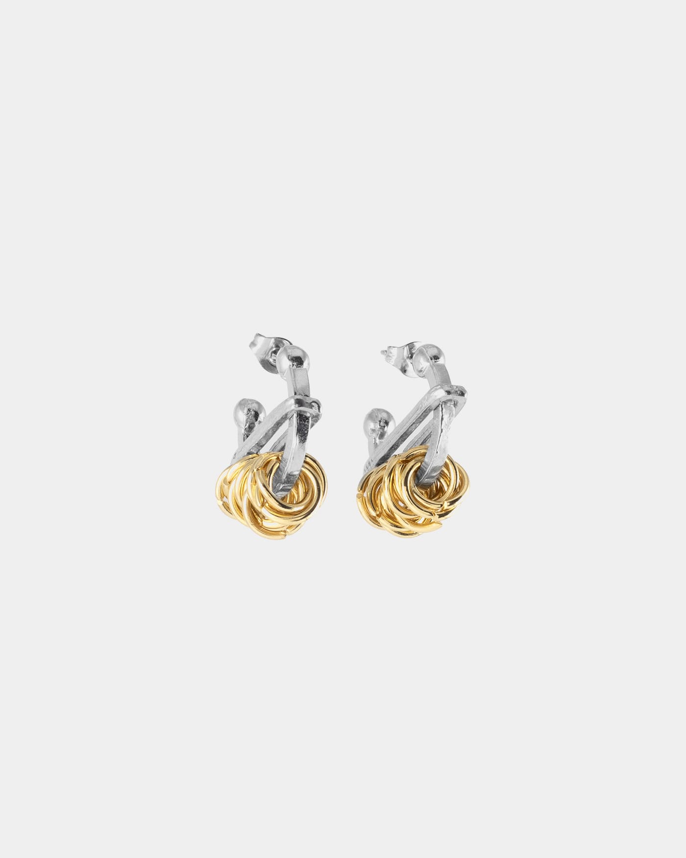 Boucles d'oreilles Jellya Deux tons