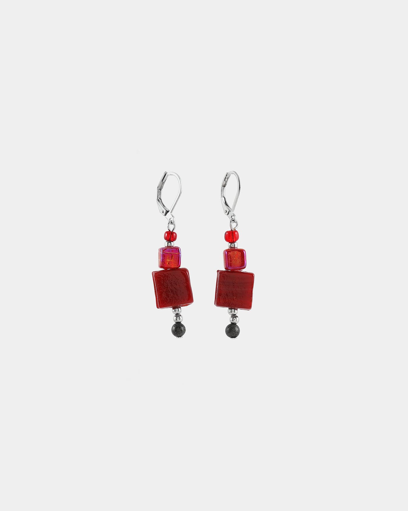 Foramen silver earrings