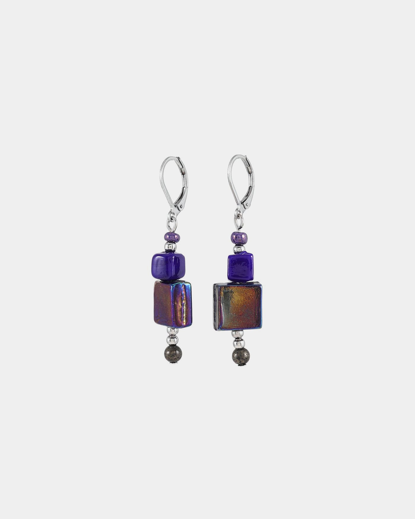 Foramen silver earrings