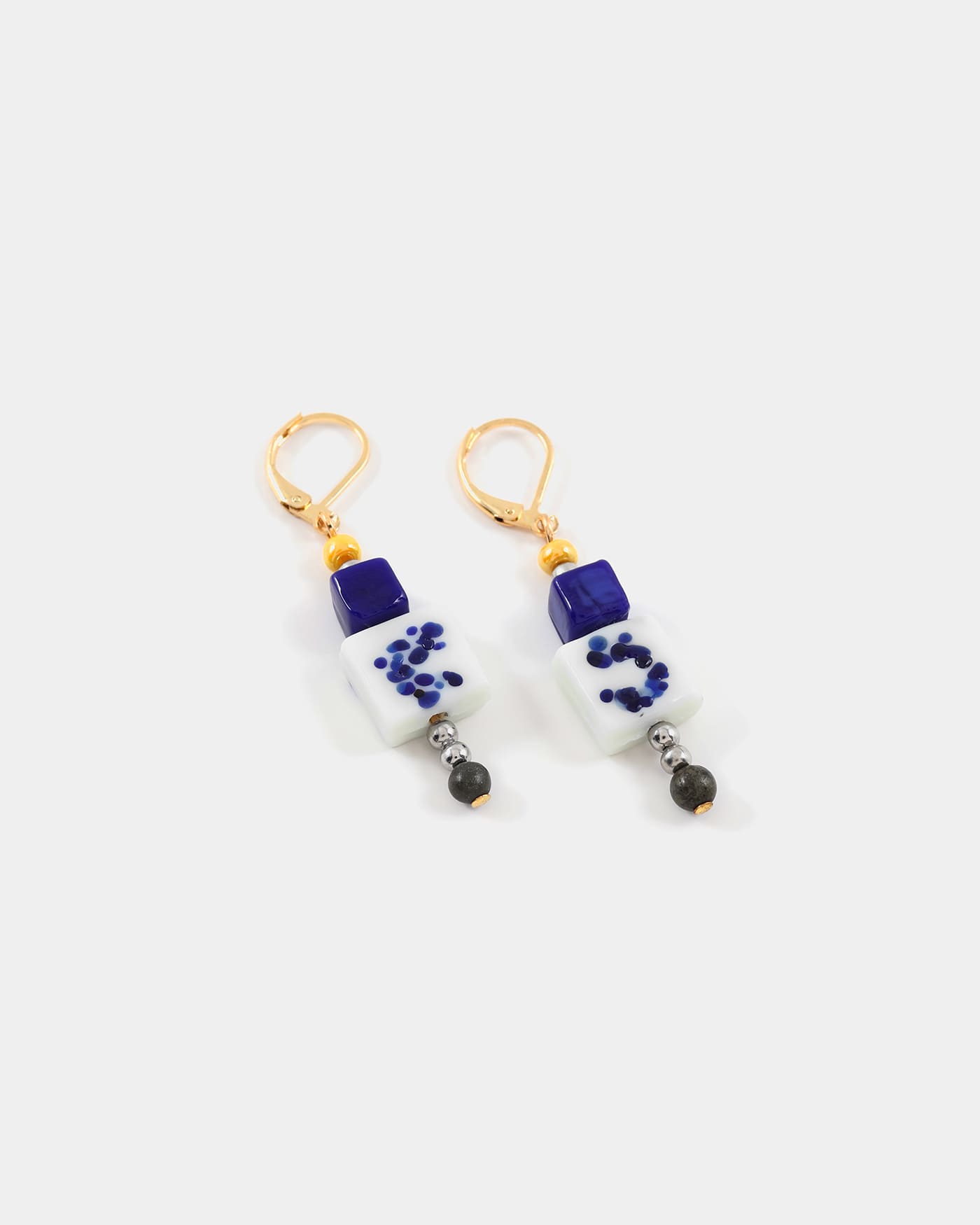 Foramen two-tone earrings
