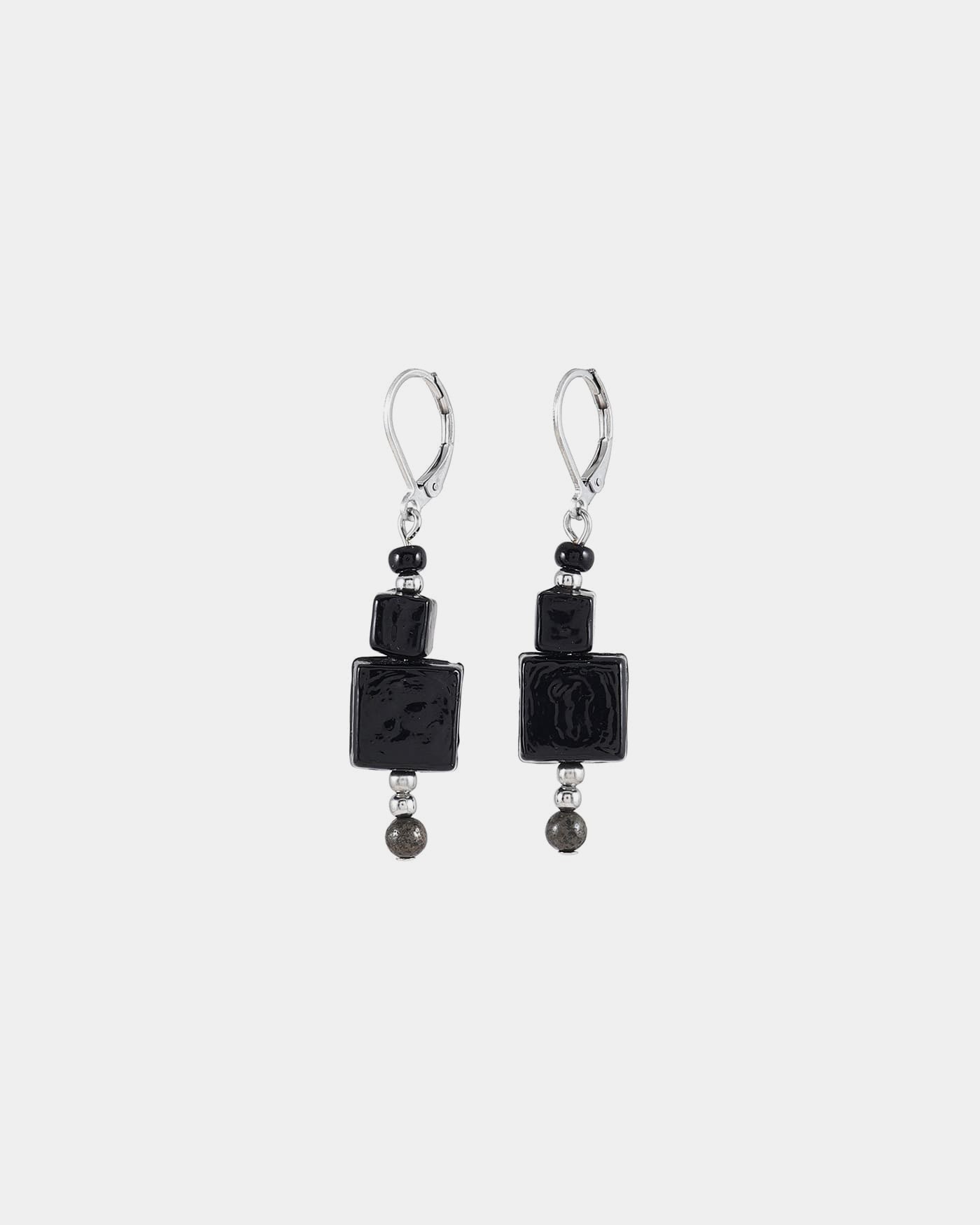Foramen silver earrings