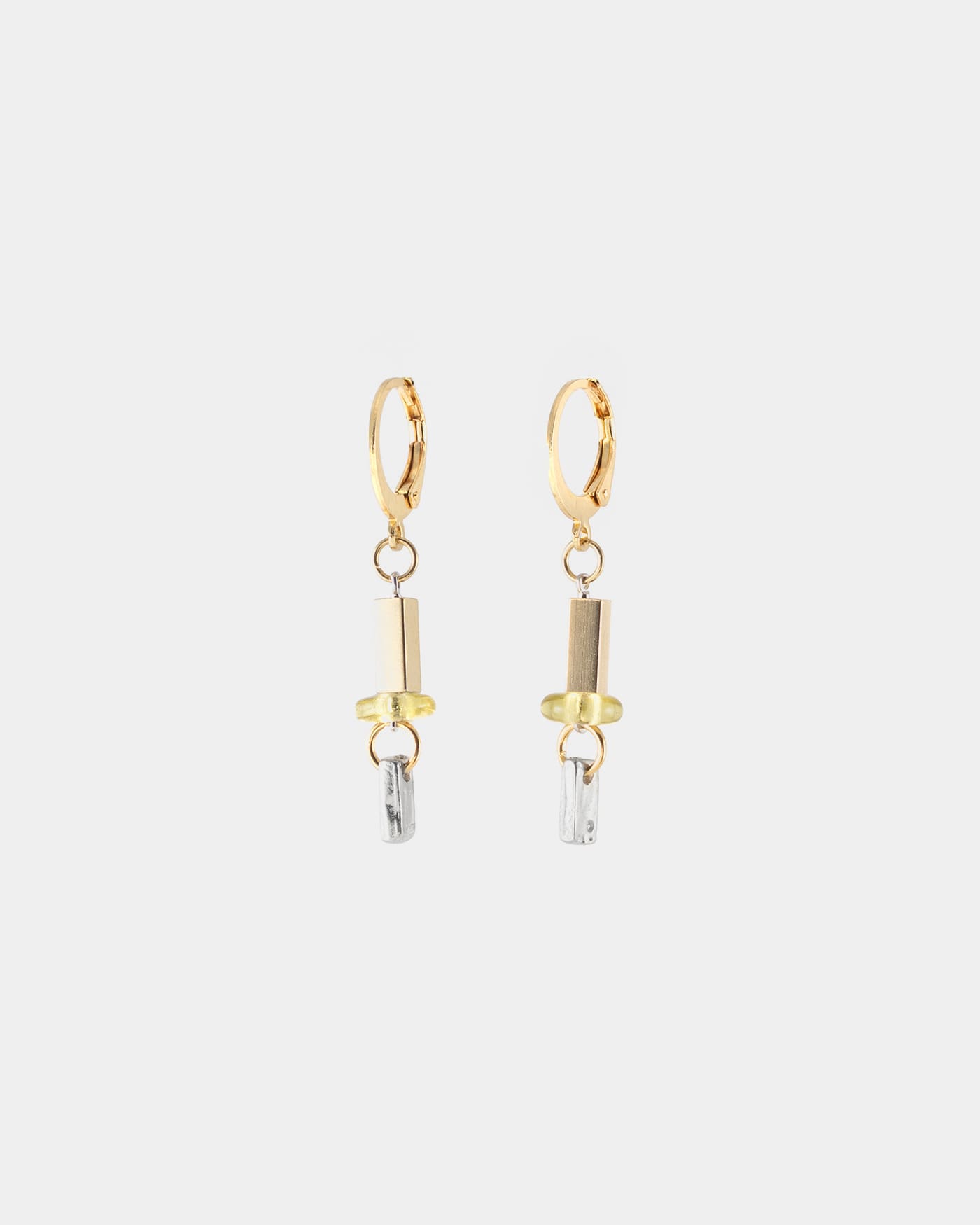 Boucles d'oreilles Diani Deux tons