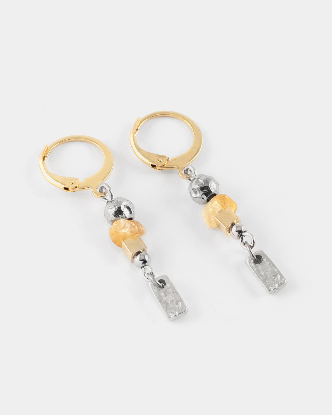 Boucles d'oreilles Elodea Deux tons