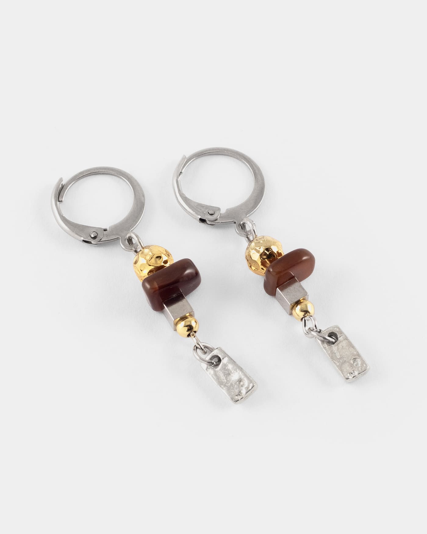 Boucles d'oreilles Elodea Deux tons