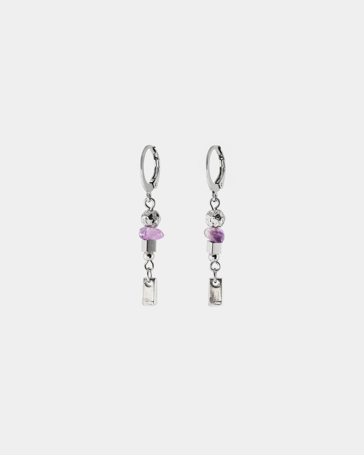 Boucles d'oreilles Elodea Argent